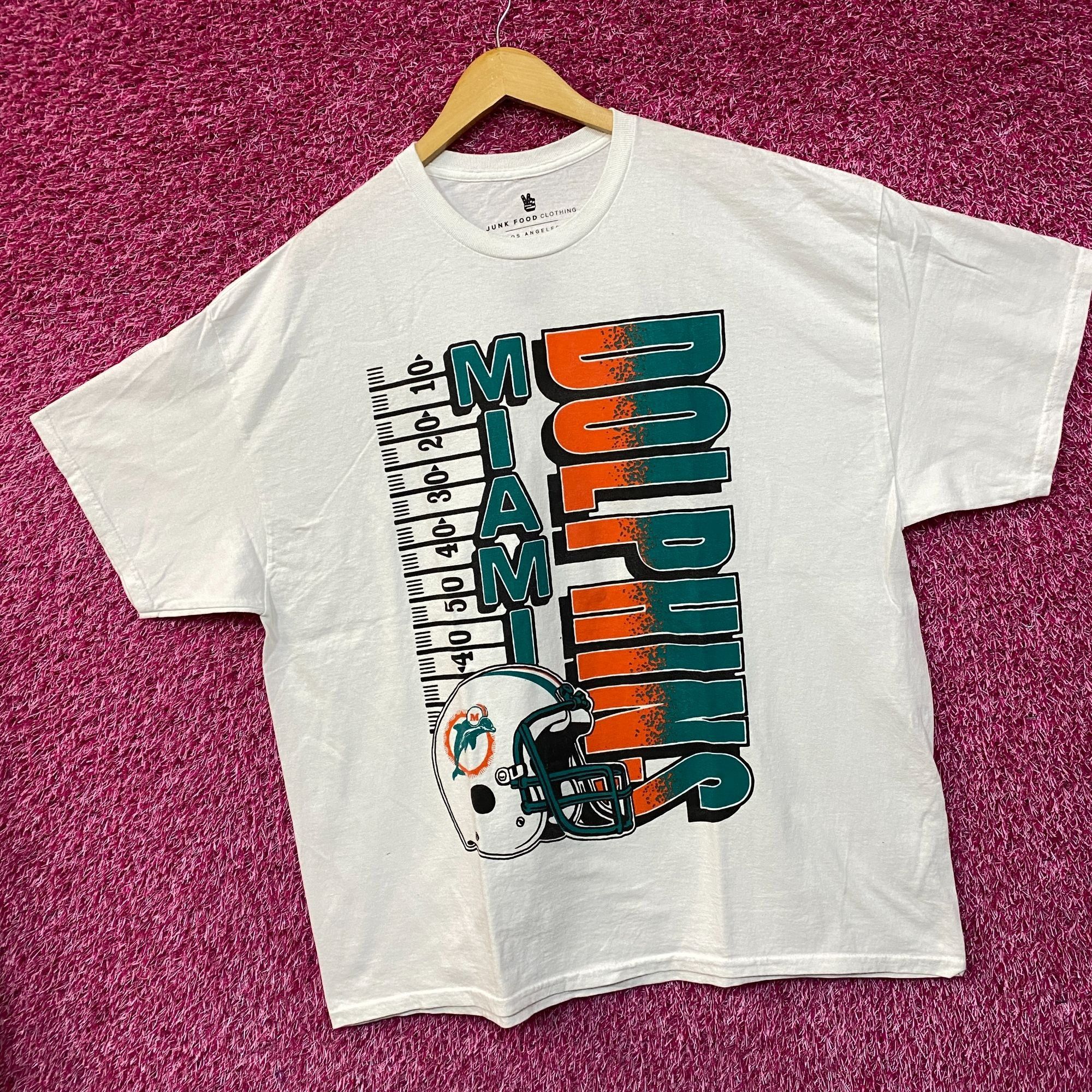 NFL NFL Miami Dolphins Yardage Graphic Design T-shirt XL Size US XL / EU 56 / 4 - 3 Thumbnail
