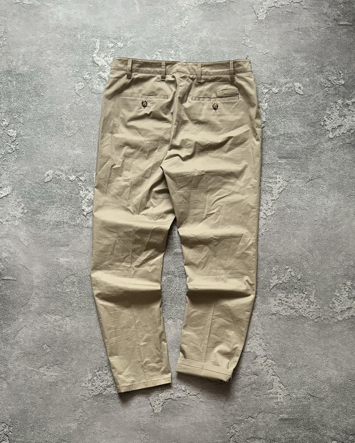 Designer × Prada Prada M Wmns beige chino pant trouser Jean casual Size 26" / US 2 / IT 38 - 1 Thumbnail