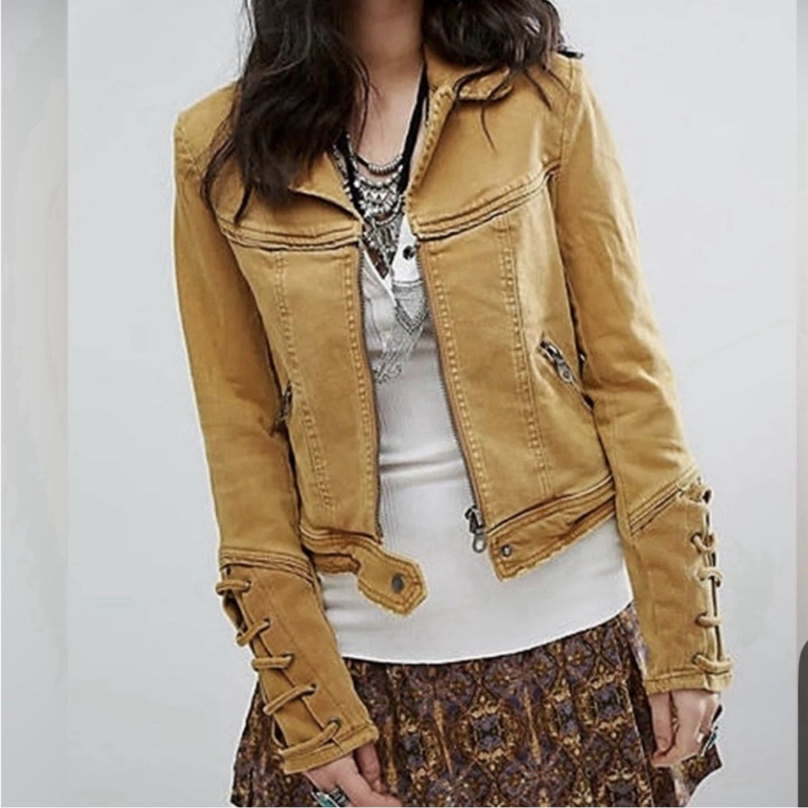 Free People Free People Jacket Feel Good Brenda Size L / US 10 / IT 46 - 3 Thumbnail