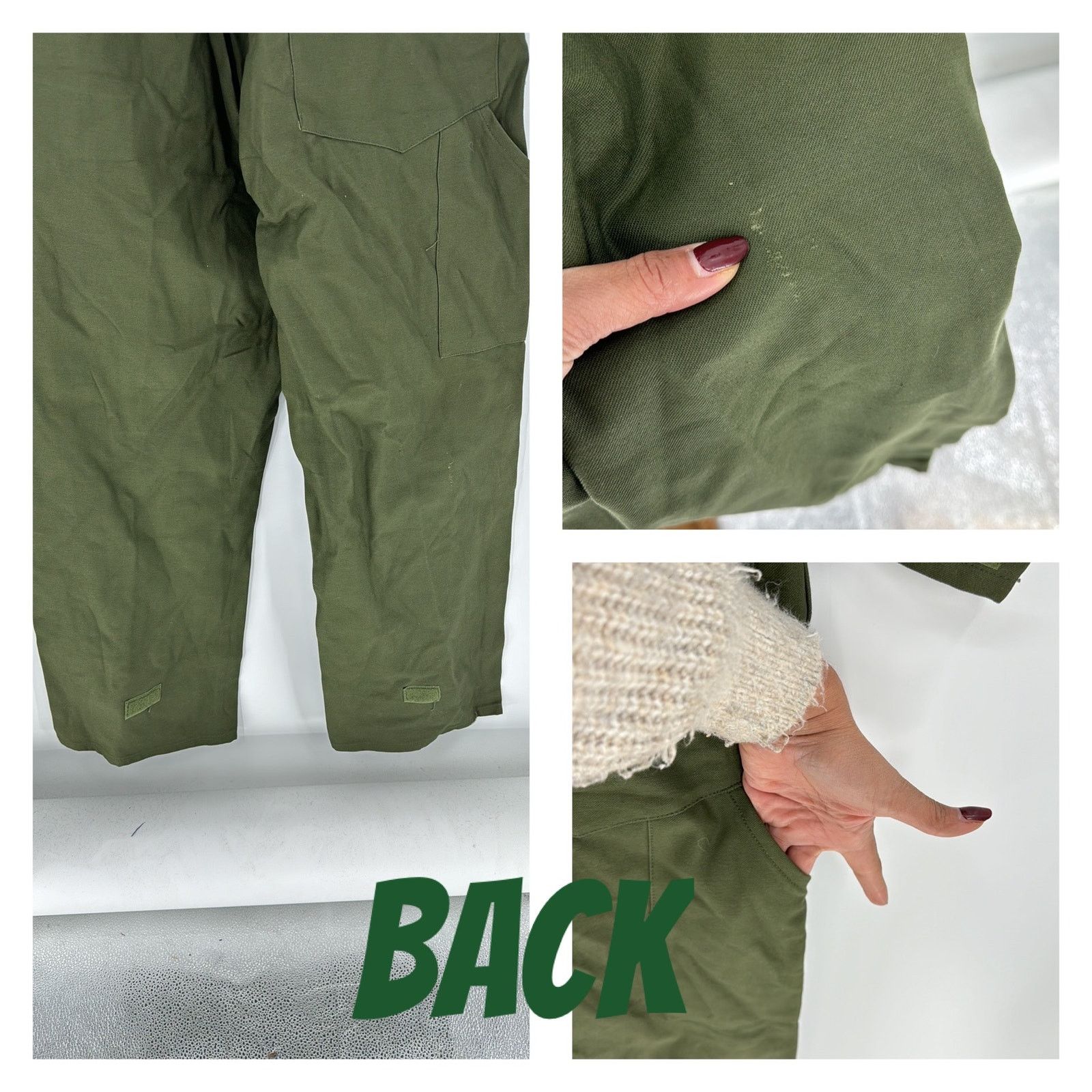 Other USAF Military ARMY Airforce Flight Suit Coveralls Size small Size 26" / US 2 / IT 38 - 7 Thumbnail