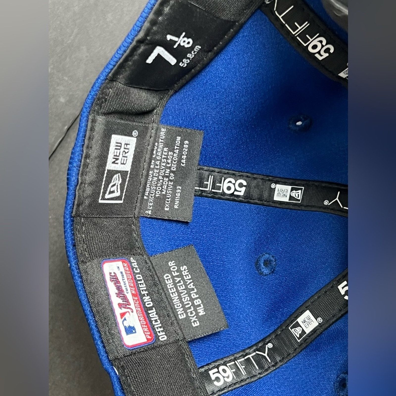 New Era Toronto Blue Jays 2024 GAME USED PLAYERS SPRING TRAINING HAT Size ONE SIZE - 7 Thumbnail