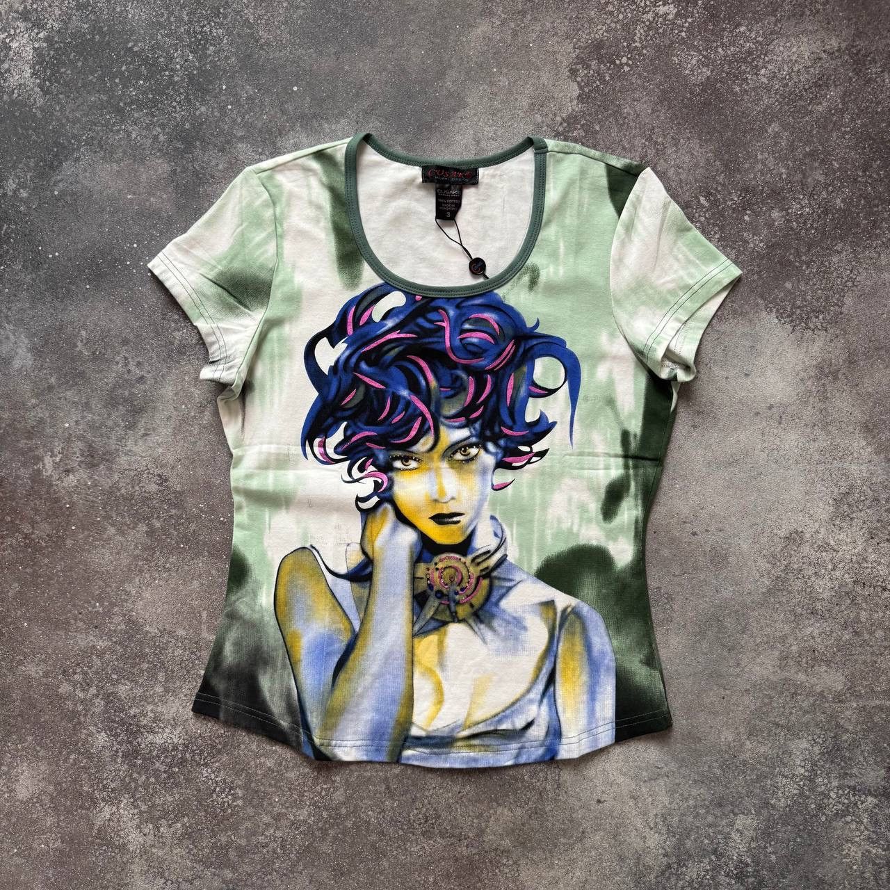 Hysteric Glamour Custo Barcelona Style Vintage Y2K Boho T-Shirt Size M / US 6-8 / IT 42-44 - 1 Thumbnail