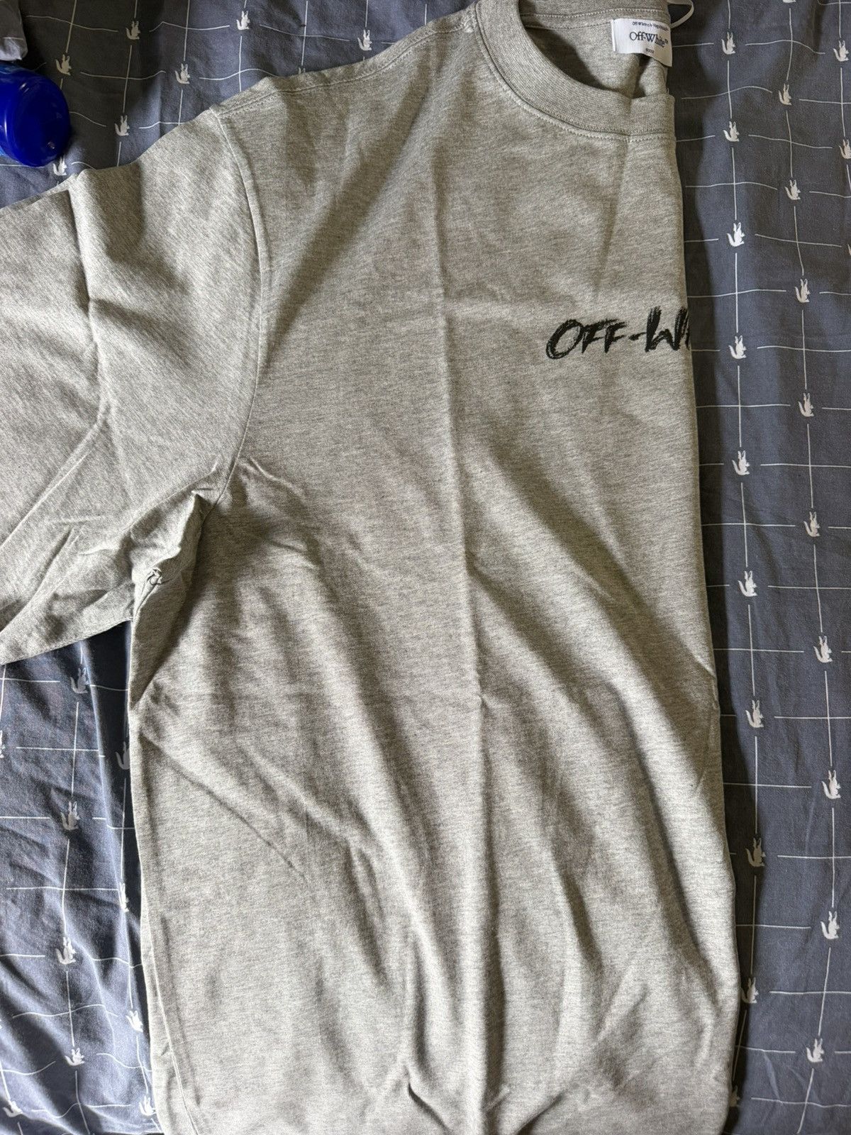 Off-White Off-White Chalk Arrow Skate Fit Tee Heather Grey Size XXL Size US XXL / EU 58 / 5 - 11 Thumbnail