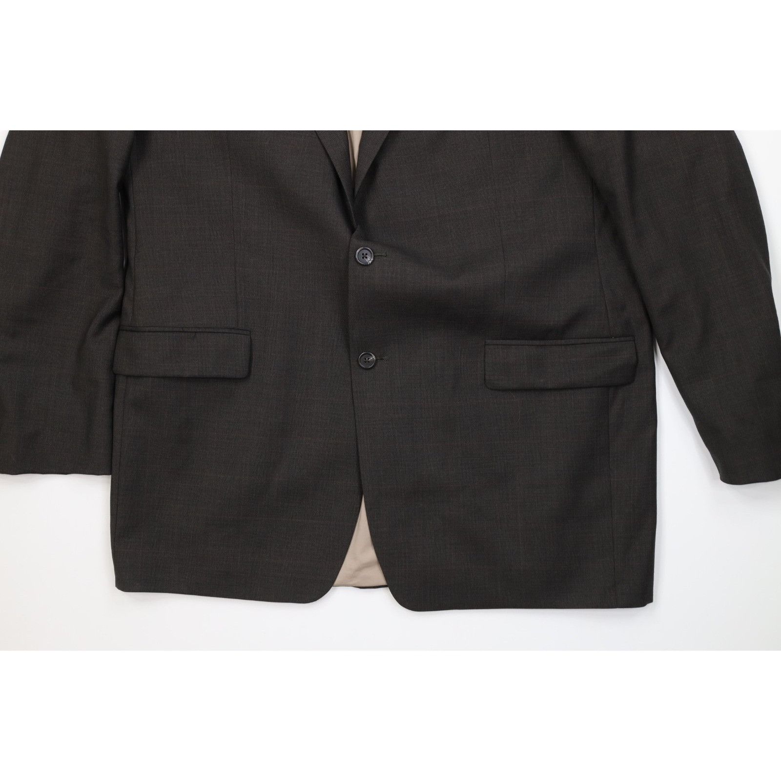 Polo Ralph Lauren Vintage 90s Ralph Lauren 2 Piece Suit Brown Plaid Size 46L - 5 Thumbnail