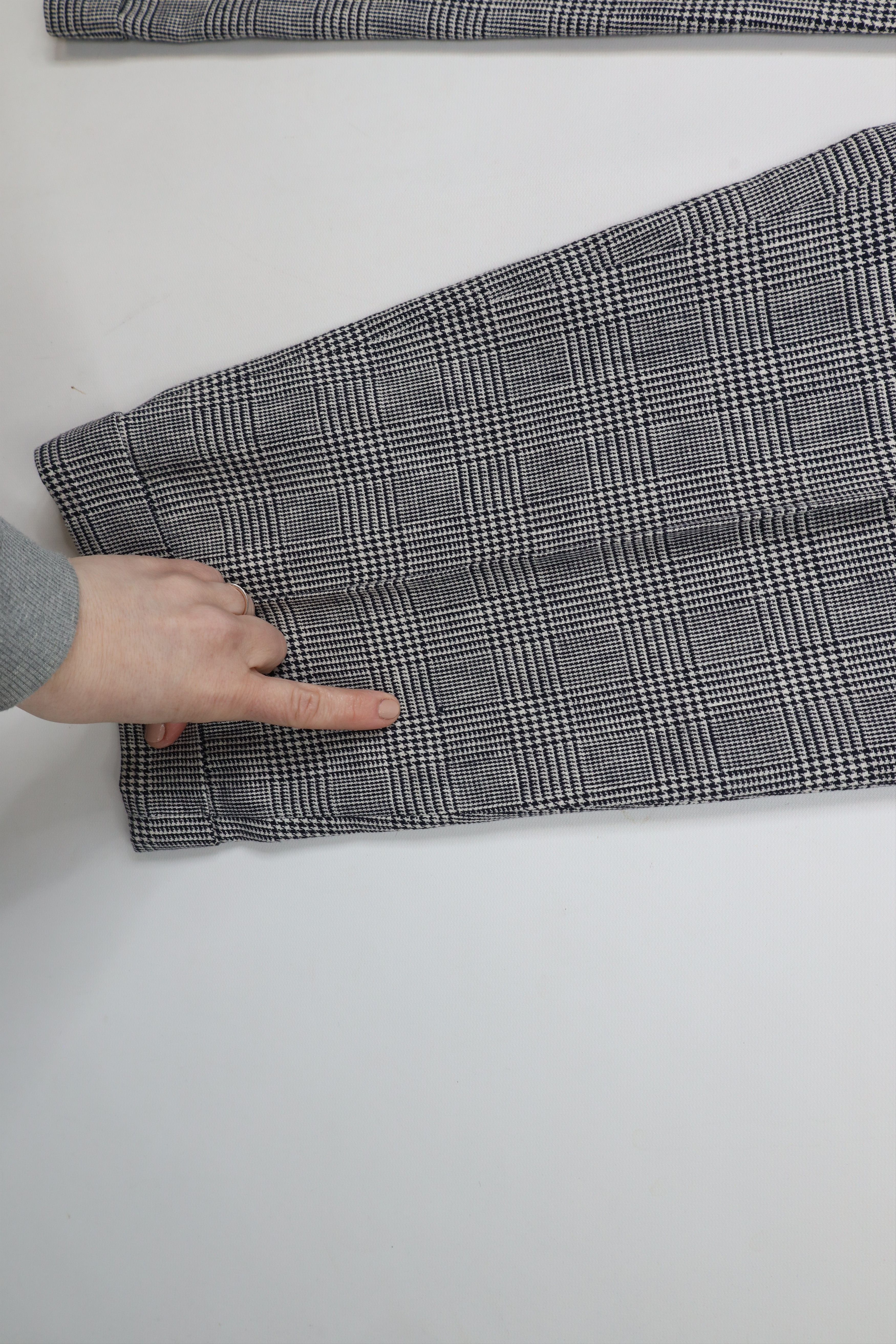 Ralph Lauren × Vintage Vintage 90s Ralph Lauren Wide Leg Chino Pants Houndstooth Size US 32 / EU 48 - 5 Thumbnail