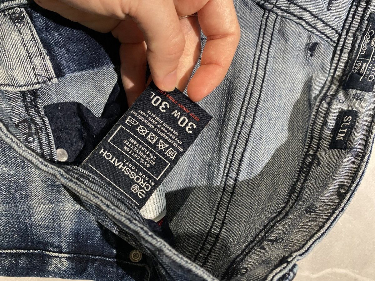 Japanese Brand Destroyed 90s Grunge Slim Fit Jeans Size US 30 / EU 46 - 6 Thumbnail