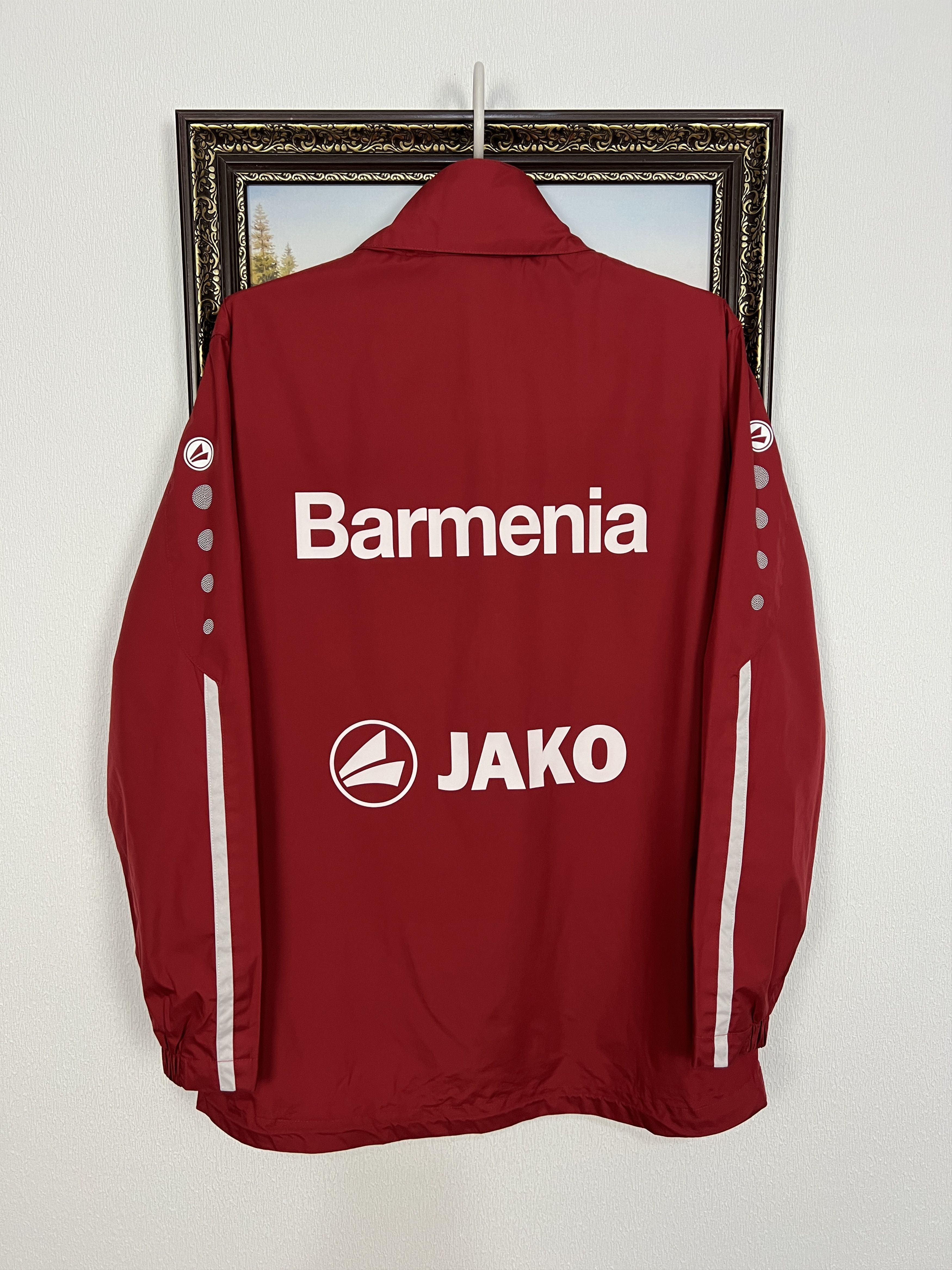 Vintage Jako Bayer 04 Leverkusen Football Jacket Soccer Track Top Size US S / EU 44-46 / 1 - 9 Thumbnail