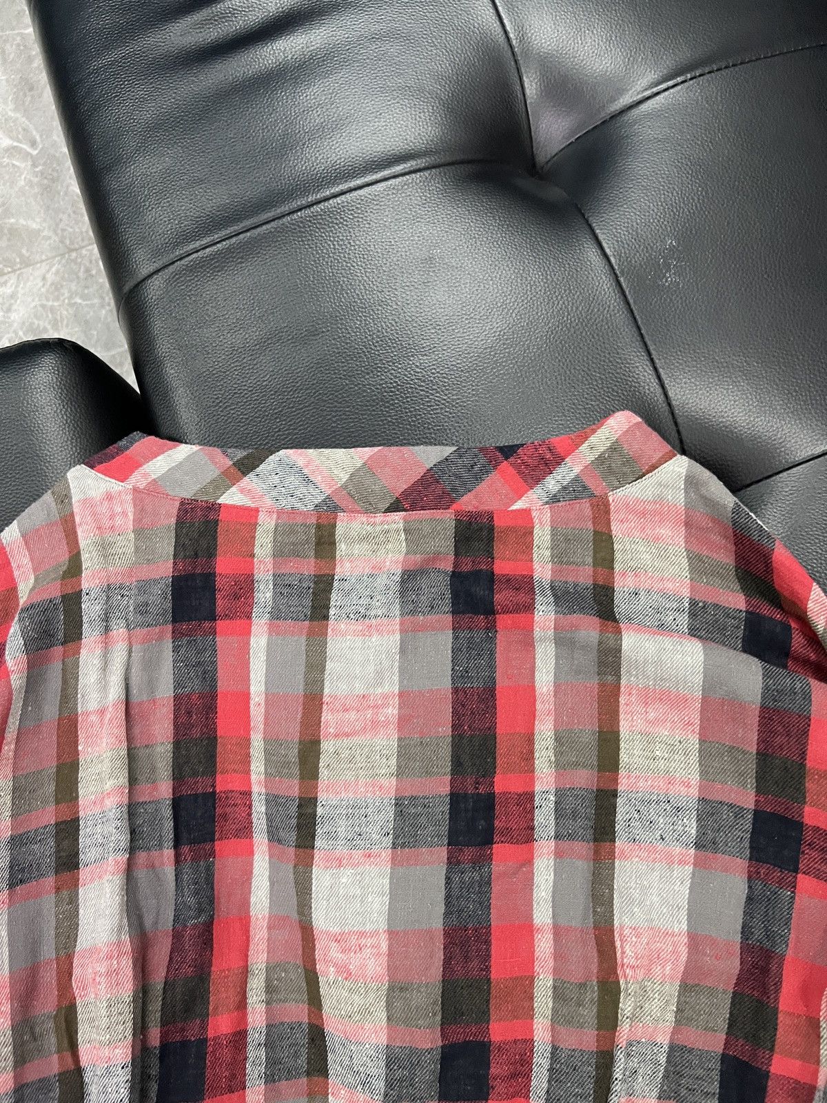 Hysteric Glamour Hysteric Glamour Rock Bear Plaid Button Off-Shoulder Top Size ONE SIZE - 7 Thumbnail