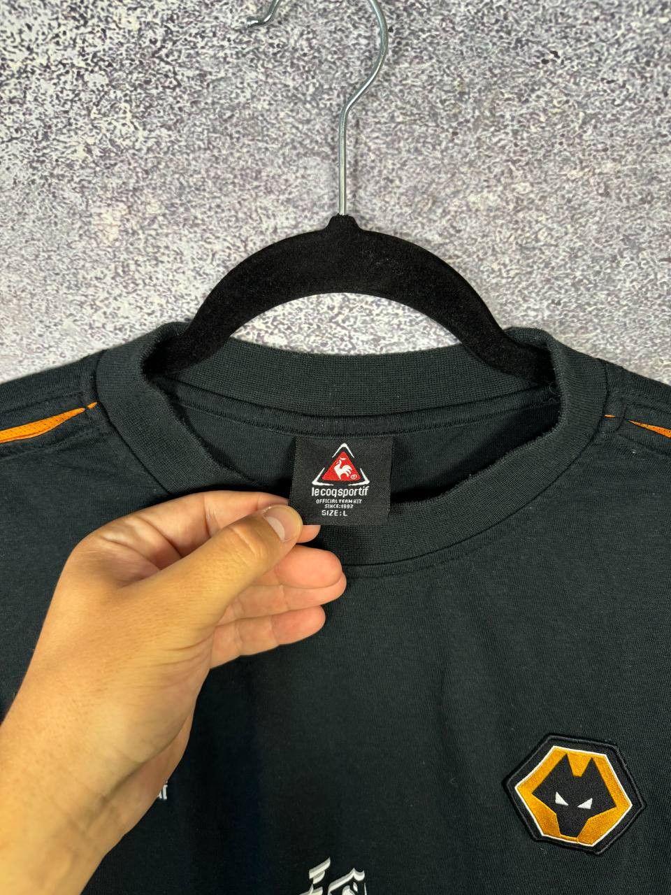 Le Coq Sportif Vintage Wolverhampton 2005 Training Le Coq Sportif Tee Size US L / EU 52-54 / 3 - 8 Thumbnail