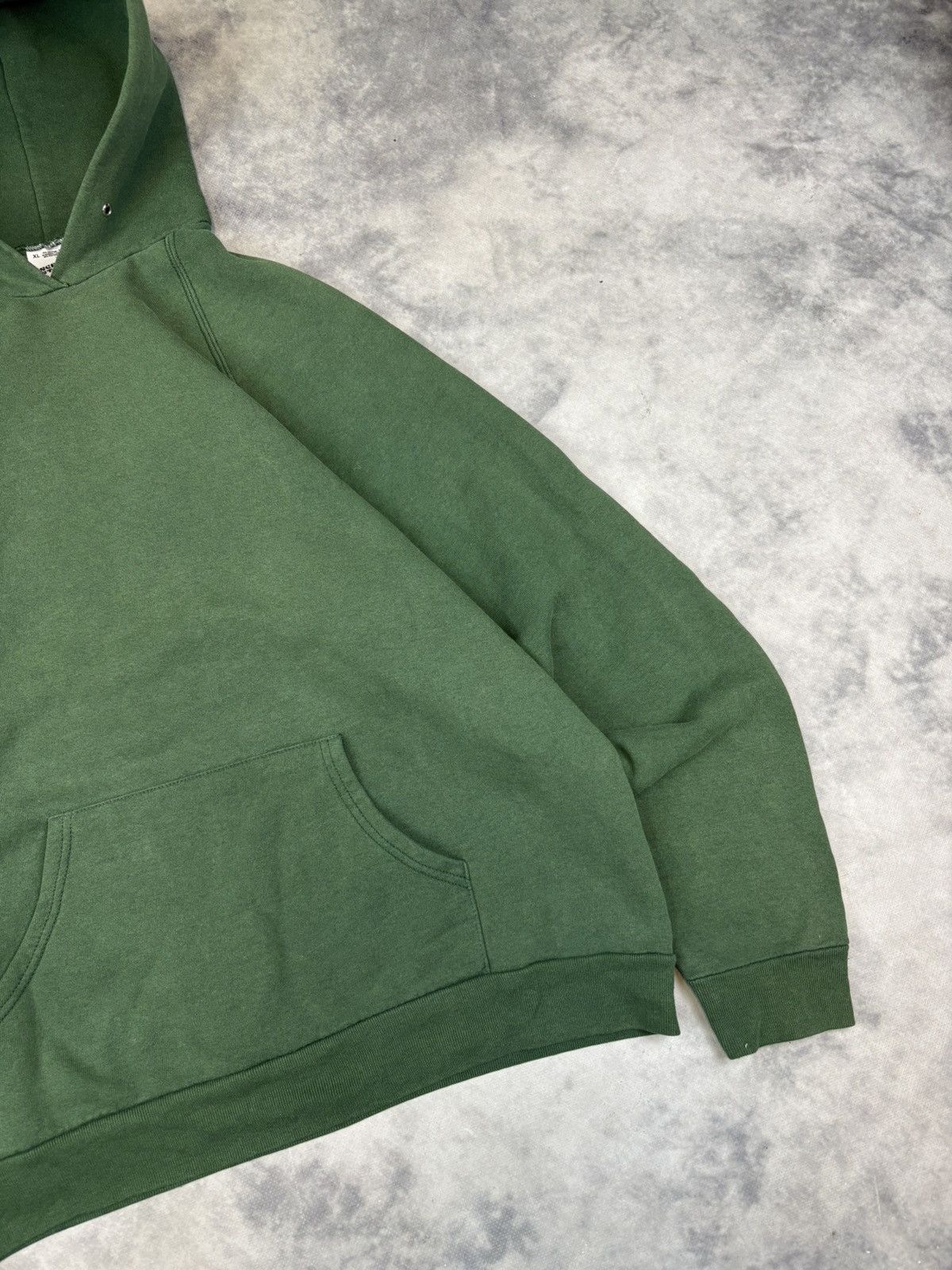 Kanye West Vintage 90s basic boxy blank hoodie Bootle green Kanye west Size US XL / EU 56 / 4 - 3 Thumbnail
