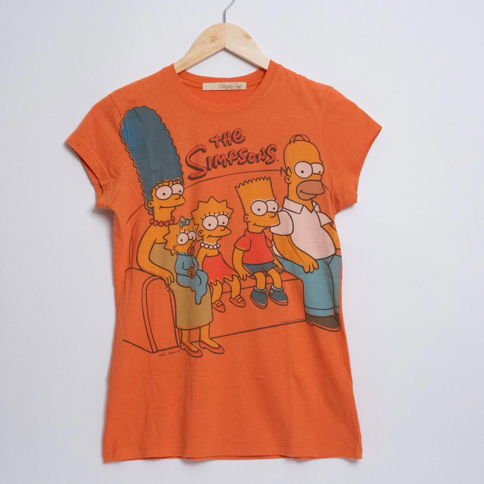 The Simpsons The Simpsons Women’s Orange T Shirt Mighty Fine Size L Size L / US 10 / IT 46 - 1 Thumbnail
