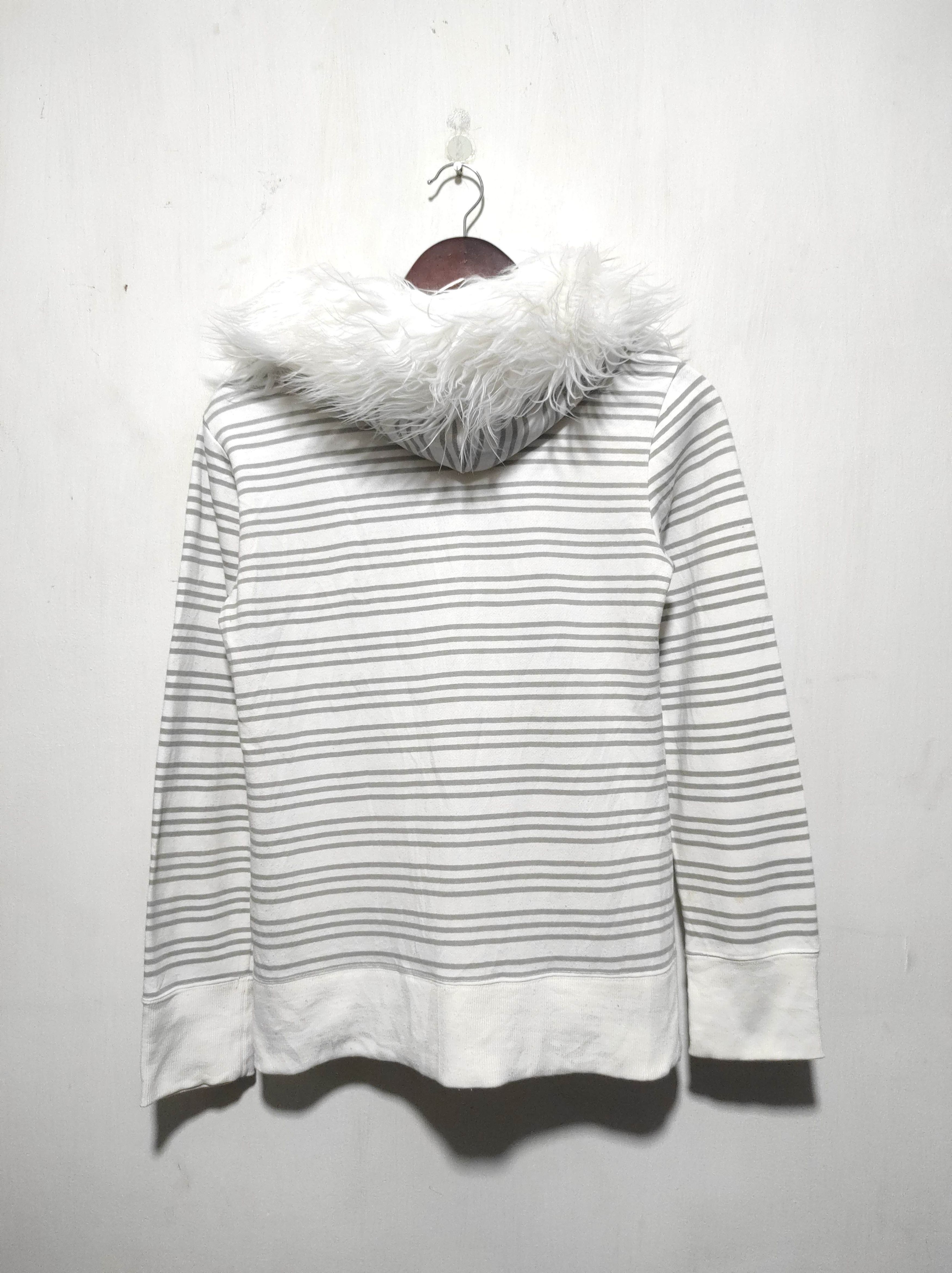Hysteric Glamour OP Stripe Zip Fur Hoodie LGB IfSixWasNine style Size M / US 6-8 / IT 42-44 - 13 Thumbnail