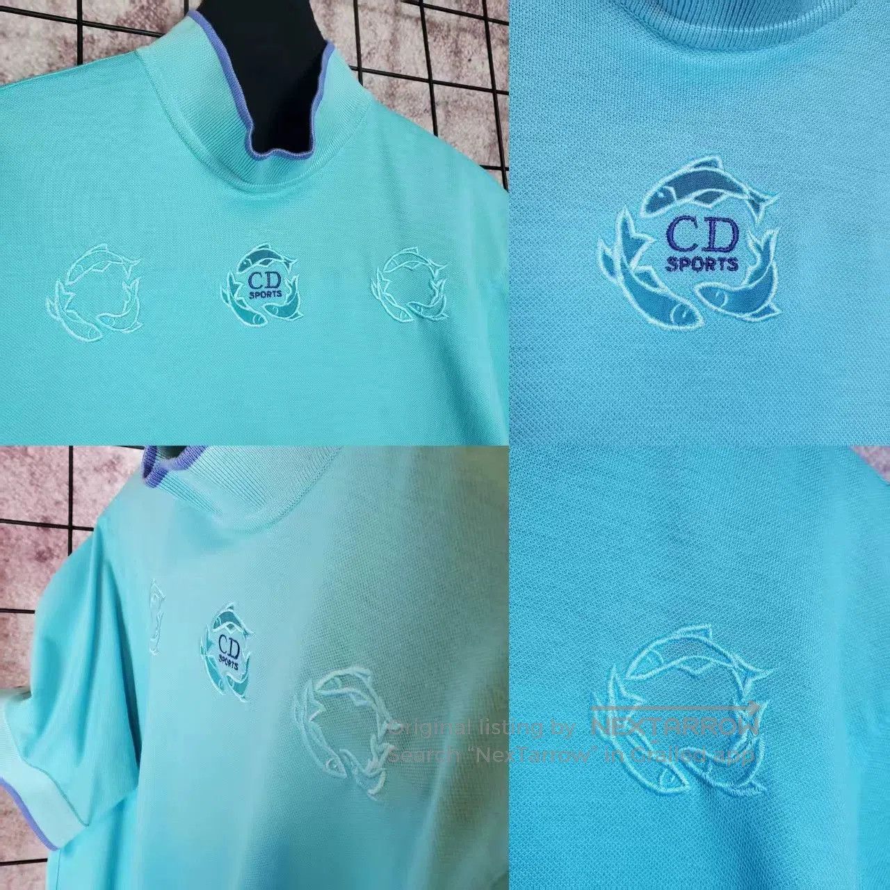 Dior Dior Macaron Blue Top with Embroidery. Size US M / EU 48-50 / 2 - 6 Thumbnail