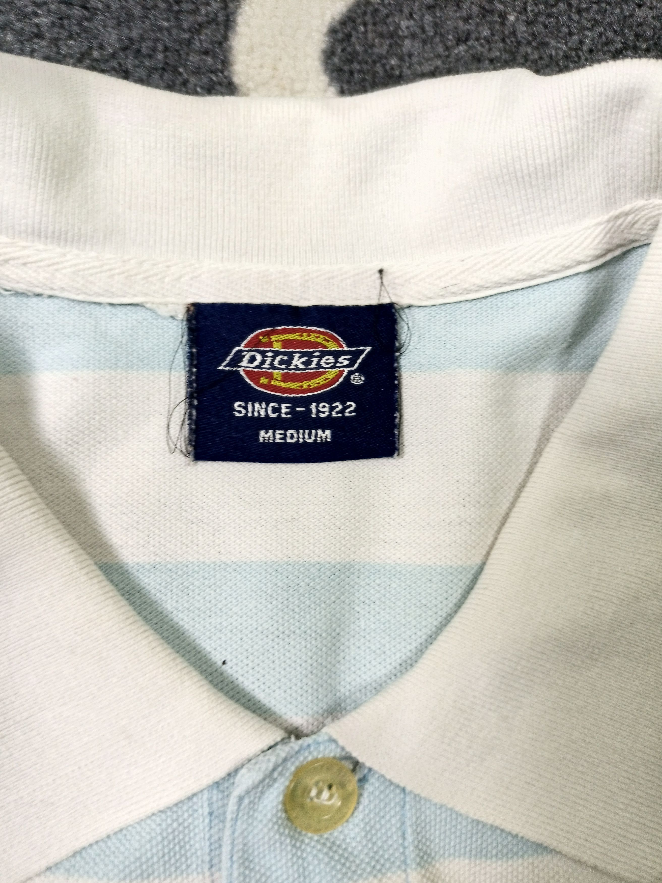 Dickies × Vintage Dickies Striped Embroidery Logo polo t-shirt Size US M / EU 48-50 / 2 - 6 Thumbnail