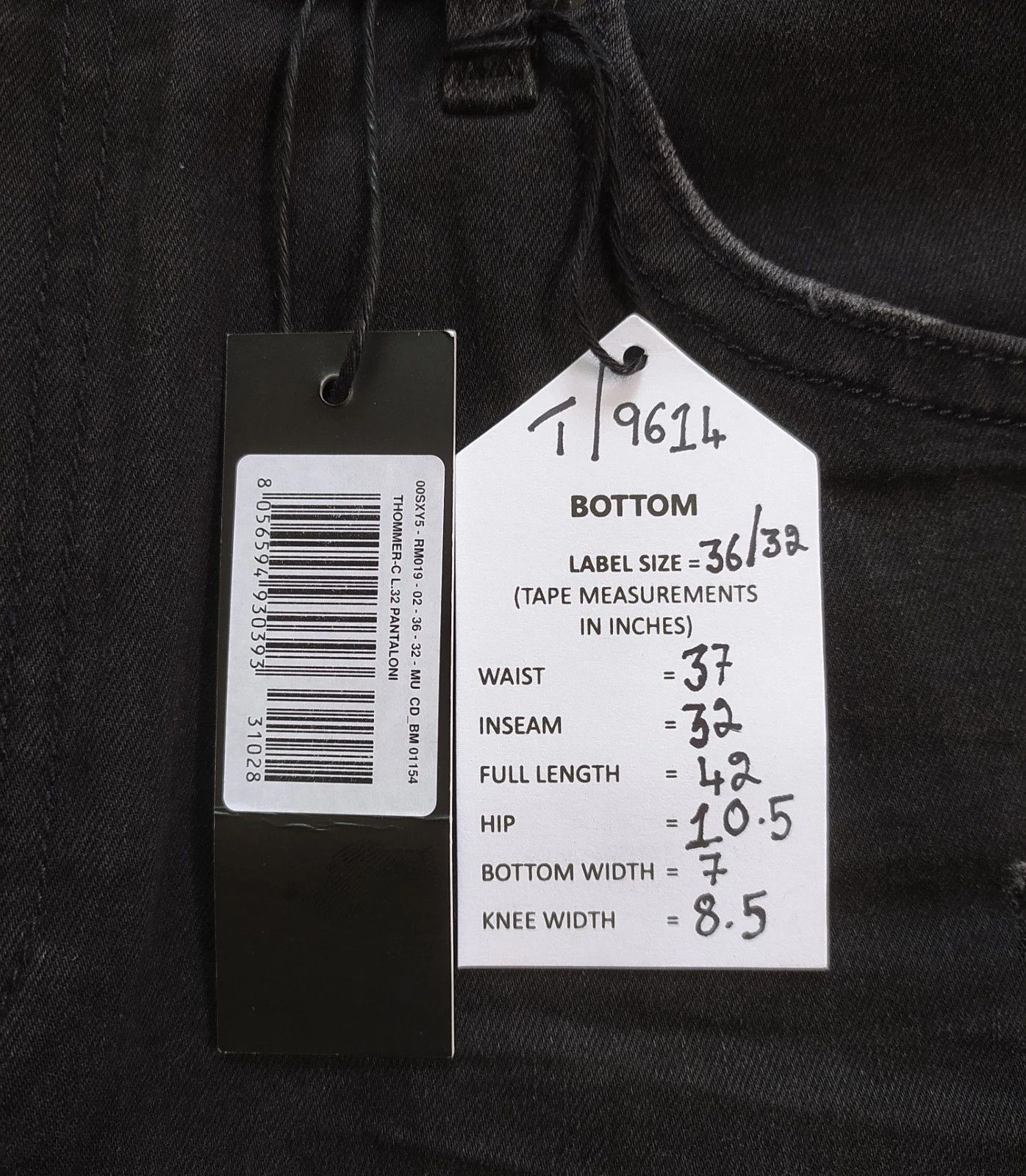 Diesel Diesel THOMMER-C L.32 MENS JEANS T/9614 Size US 36 / EU 52 - 6 Thumbnail