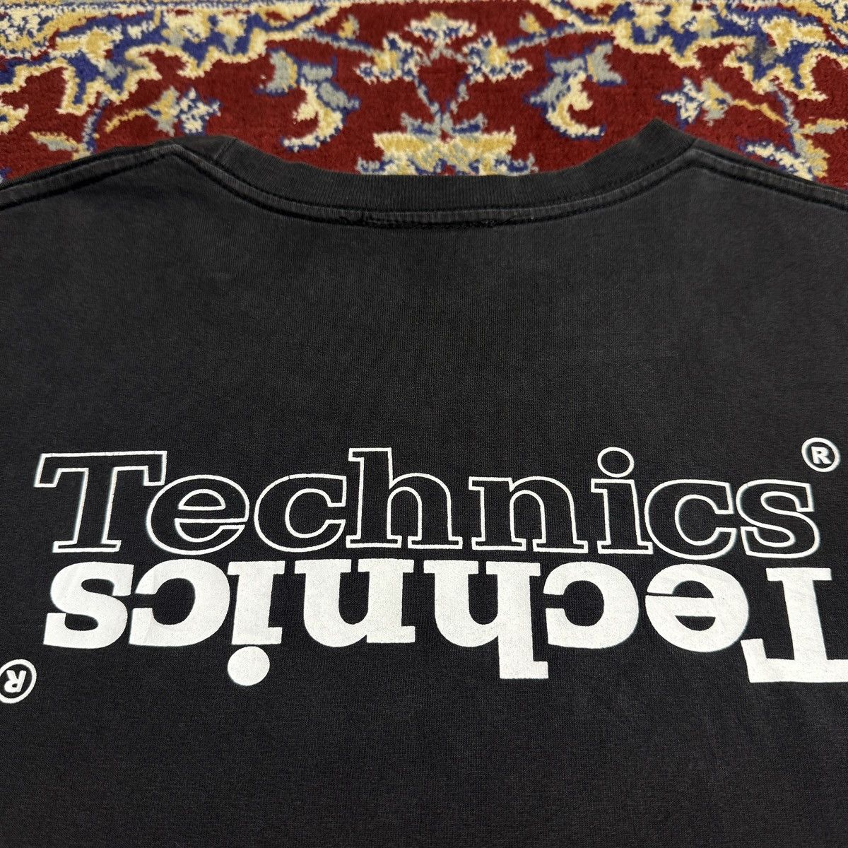 Vintage Vintage 2000s Technics Vinyl Pusher DJ Gear Y2K tee t-shirt Size US L / EU 52-54 / 3 - 4 Thumbnail