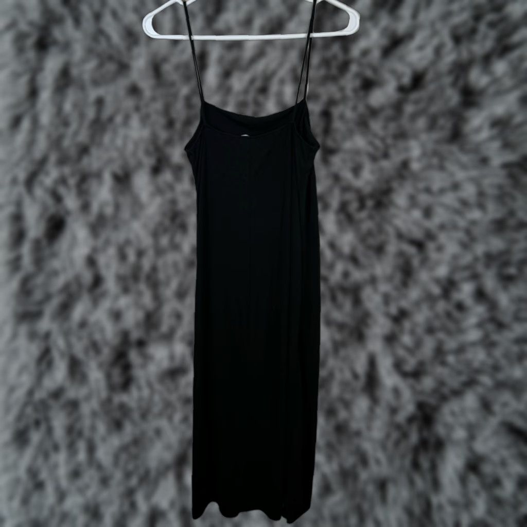 Zara Zara Dress Women’s S Black Spaghetti Strap Straight Line Maxi Dress Elegant Night Cocktail Party Size S / US 4 / IT 40 - 1 Thumbnail