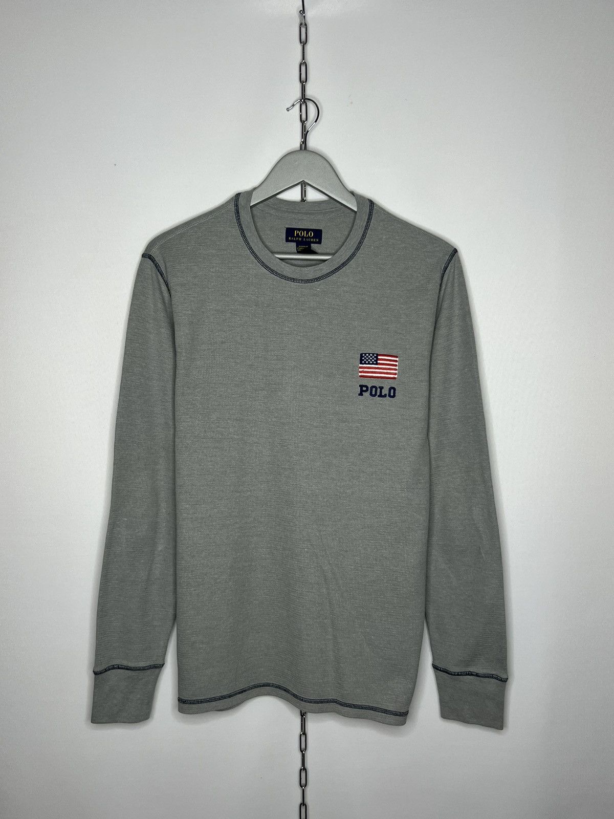Other 🇺🇸 Polo Ralph Lauren Luxury USA Flag Sweatshirt Long Sleeve 🇺🇸 Size US M / EU 48-50 / 2 - 1 Thumbnail