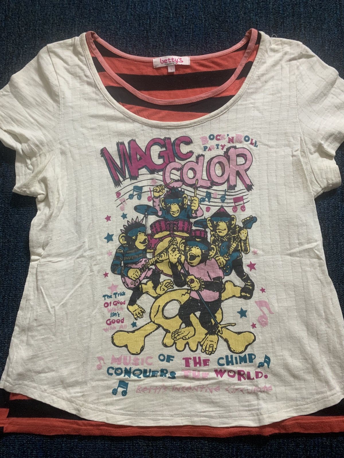 Japanese Brand Magic Colour Bettys Doublelayer shirt Size S / US 4 / IT 40 - 2 Thumbnail