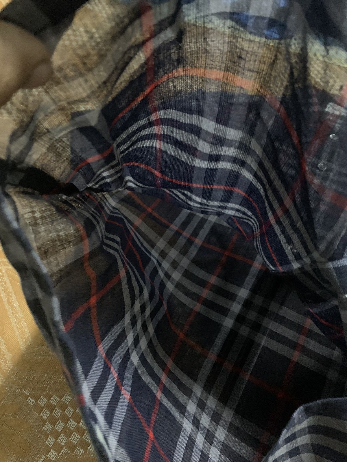 Burberry 90s BURBERRYS NOVACHECK BUTTON UP WOOL Size US XS / EU 42 / 0 - 9 Thumbnail