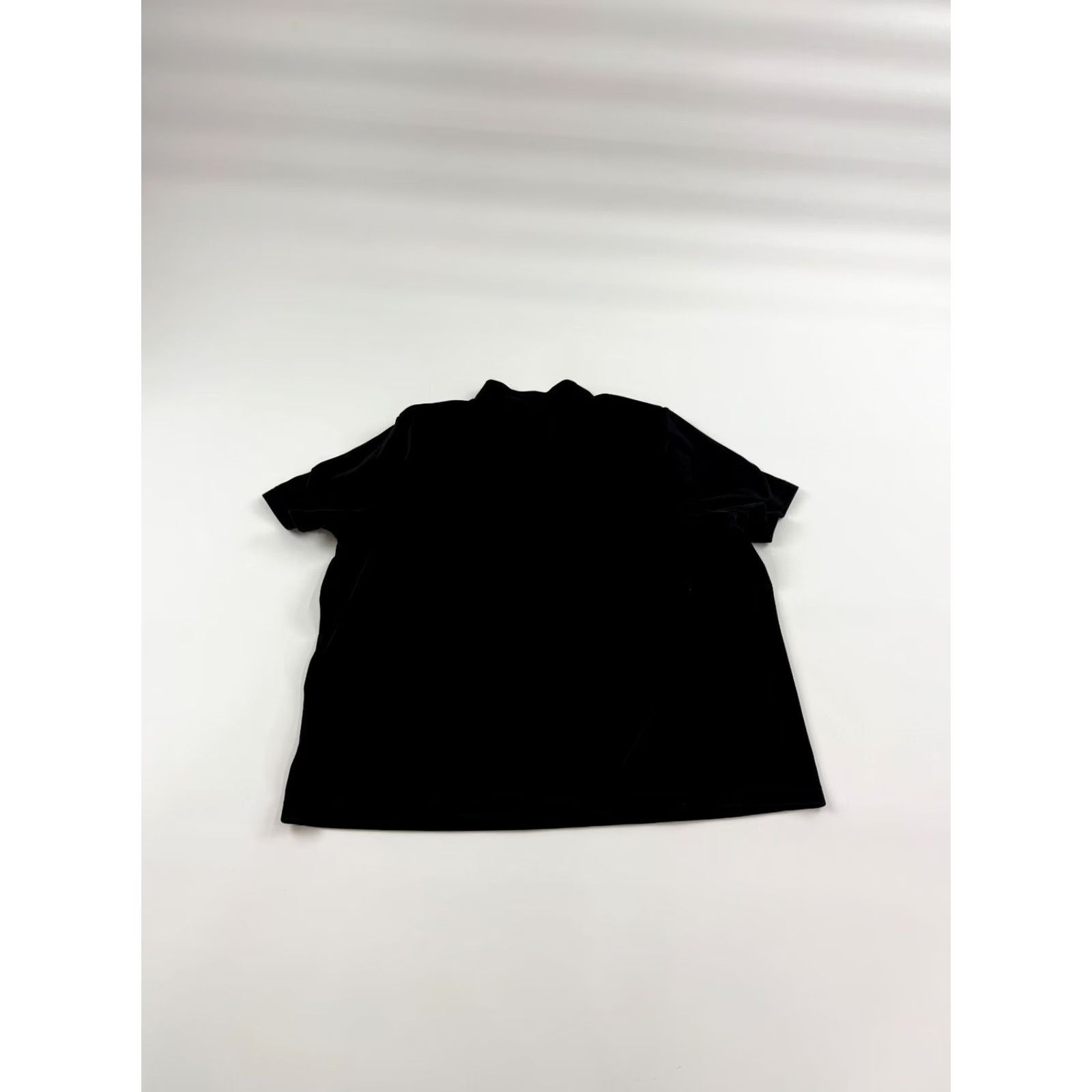 Madewell Madewell Shirt Womens XL Black Velvet Mock Neck Tee Short Sleeve Pullover Casual Size XL / US 12-14 / IT 48-50 - 7 Thumbnail