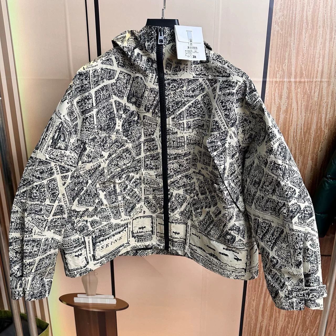 Dior Dior 2024 Paris Map Hooded Jacket Size US L / EU 52-54 / 3 - 1 Thumbnail