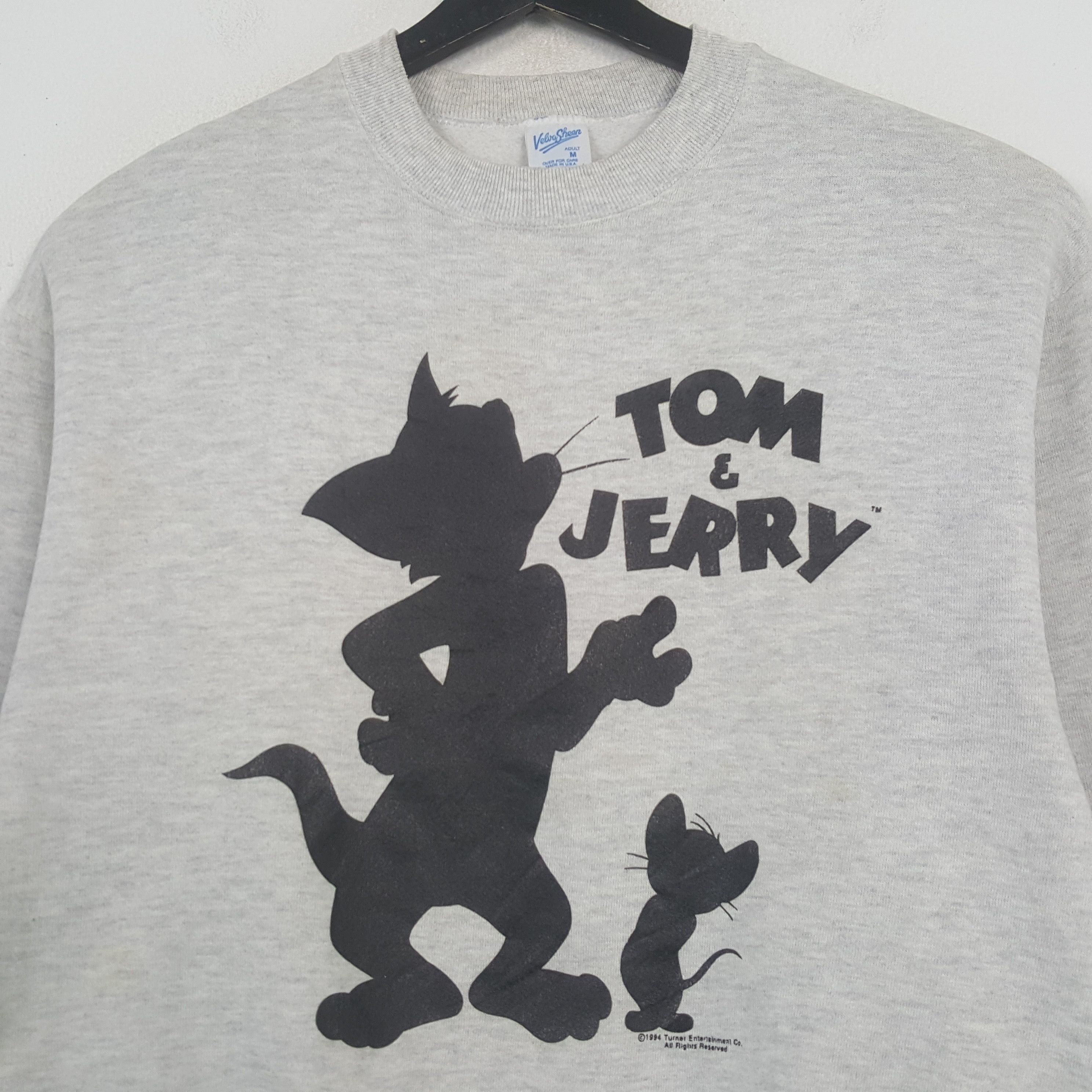 Velva Sheen Tom & Jerry Cartoon Vintage VELVA SHEEN Sweatshirt C291N12 Size US M / EU 48-50 / 2 - 2 Thumbnail