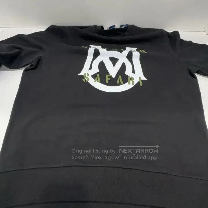 Moncler Moncler SS23 Men's Solid Letter Print Sweatshirt. Size US XL / EU 56 / 4 - 6 Thumbnail