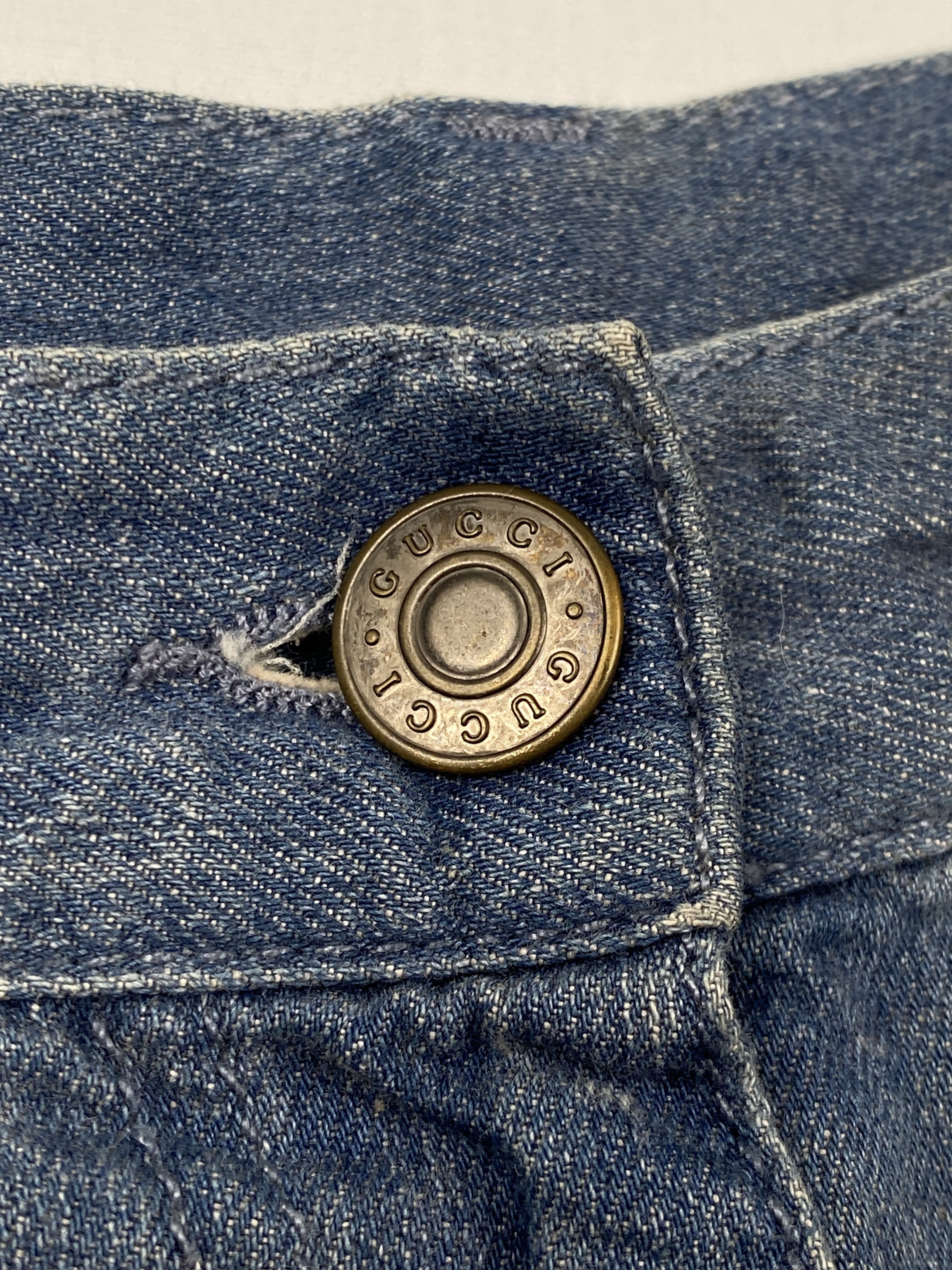Gucci Washed Denim Jeans Size 26" / US 2 / IT 38 - 6 Thumbnail