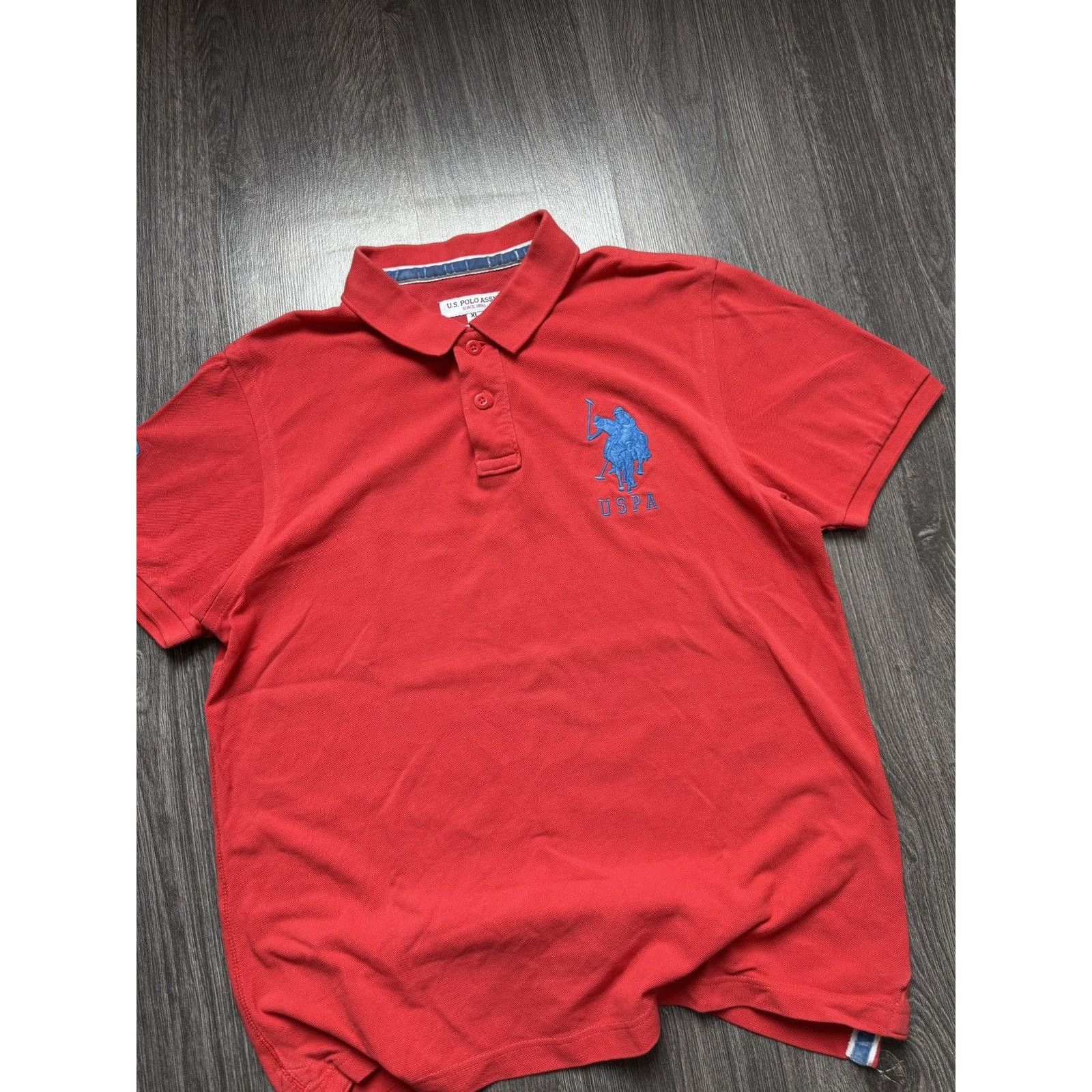 U.S. Polo Assn. × Vintage Polo USPA Ralph Lauren Style Red T-Shirt big pony Size US XL / EU 56 / 4 - 2 Thumbnail