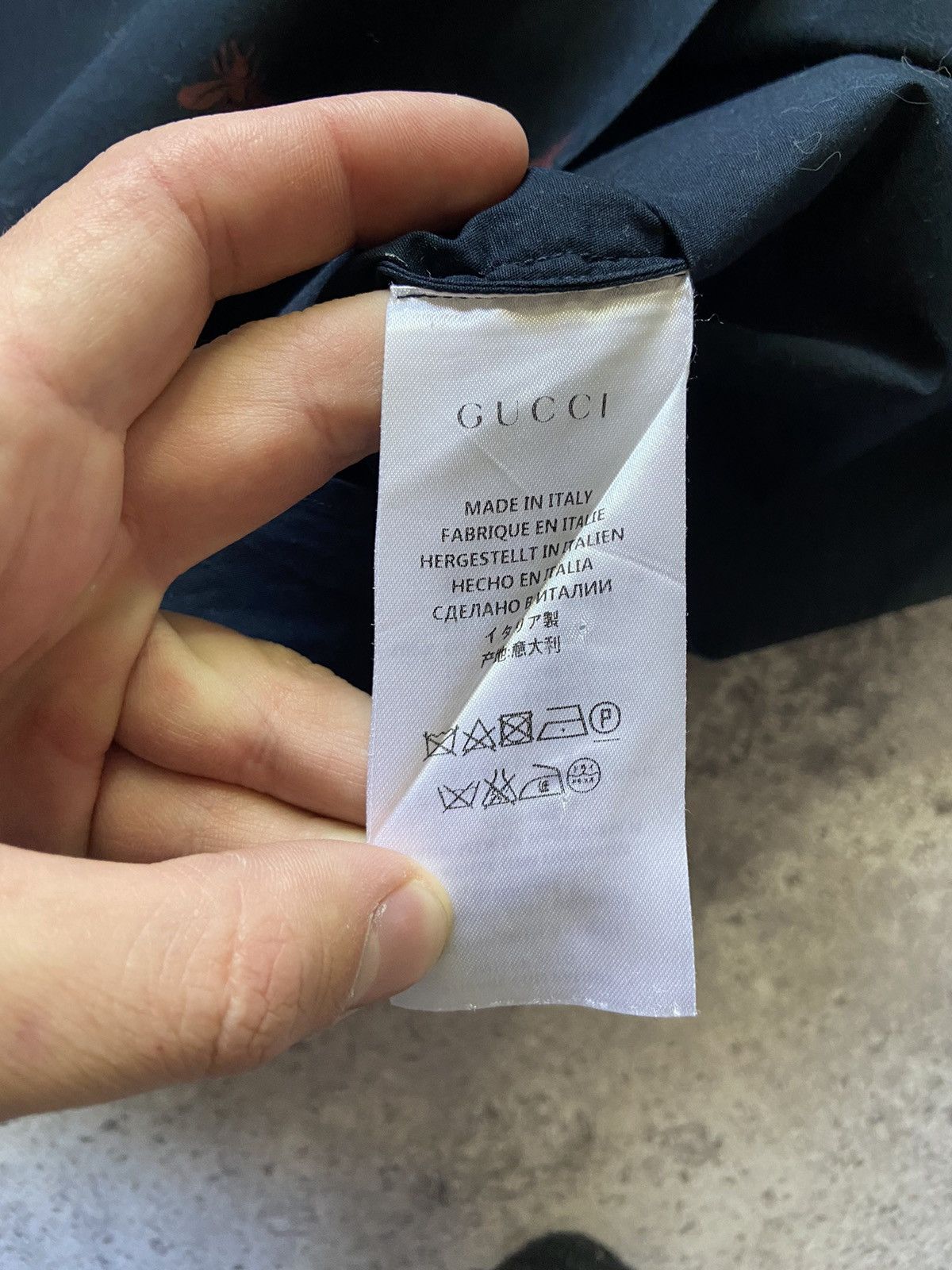 Gucci Gucci Bee Logo Shirt Size US M / EU 48-50 / 2 - 8 Thumbnail