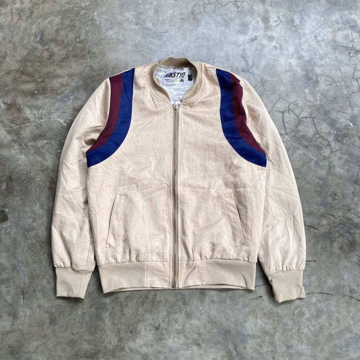 KIKS TYO 2000s Kiks Tyo Satin Varsity Light Jacket Size US L / EU 52-54 / 3 - 2 Thumbnail