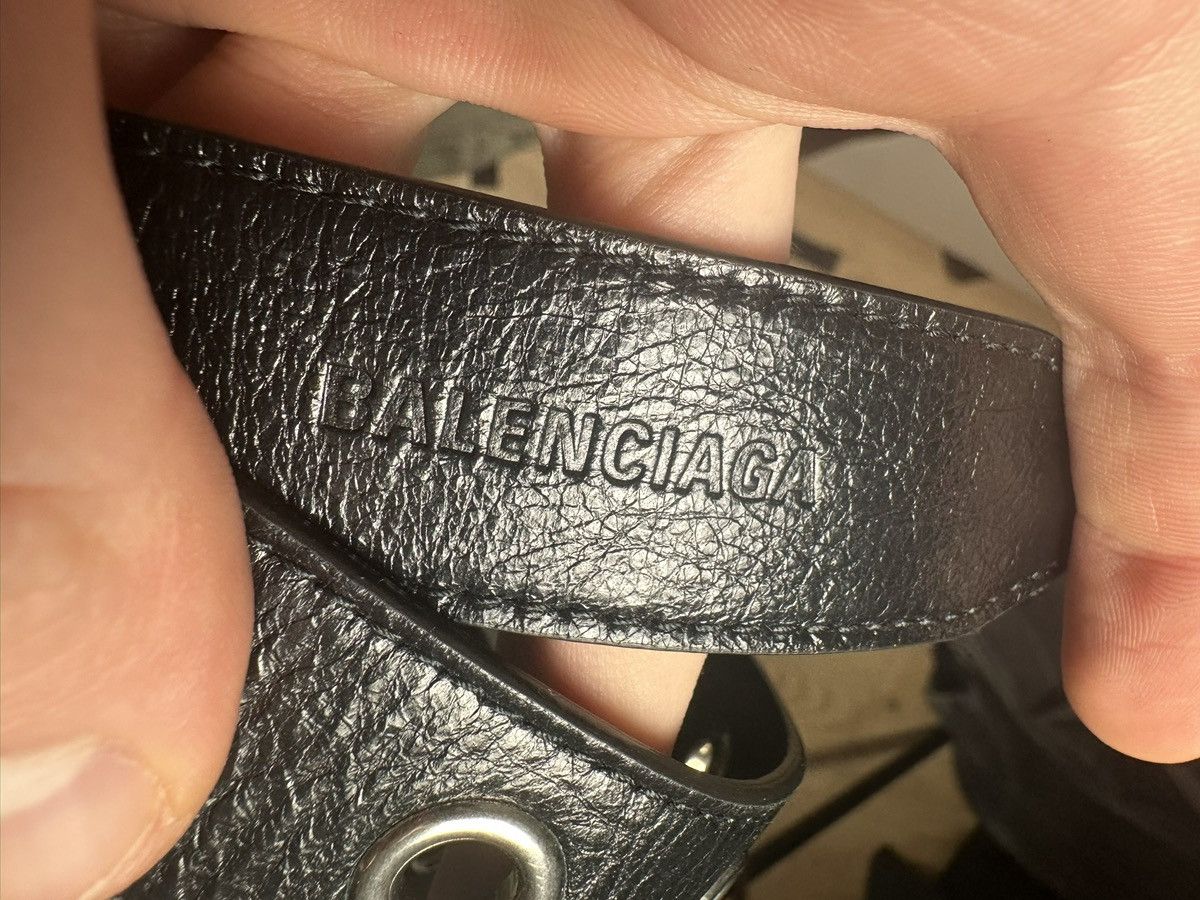 Balenciaga Balenciaga Cagole leather belt 95 BNWT Size 34 - 6 Thumbnail