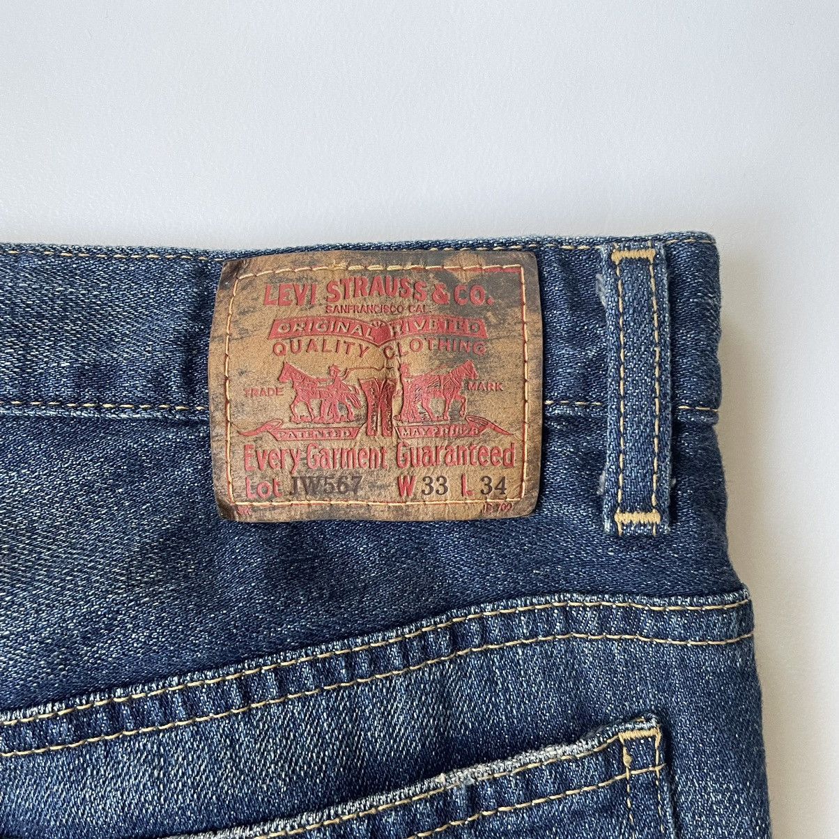 Comme des Garcons S/S 06 Spanish Flag Print Jeans Size US 32 / EU 48 - 10 Thumbnail