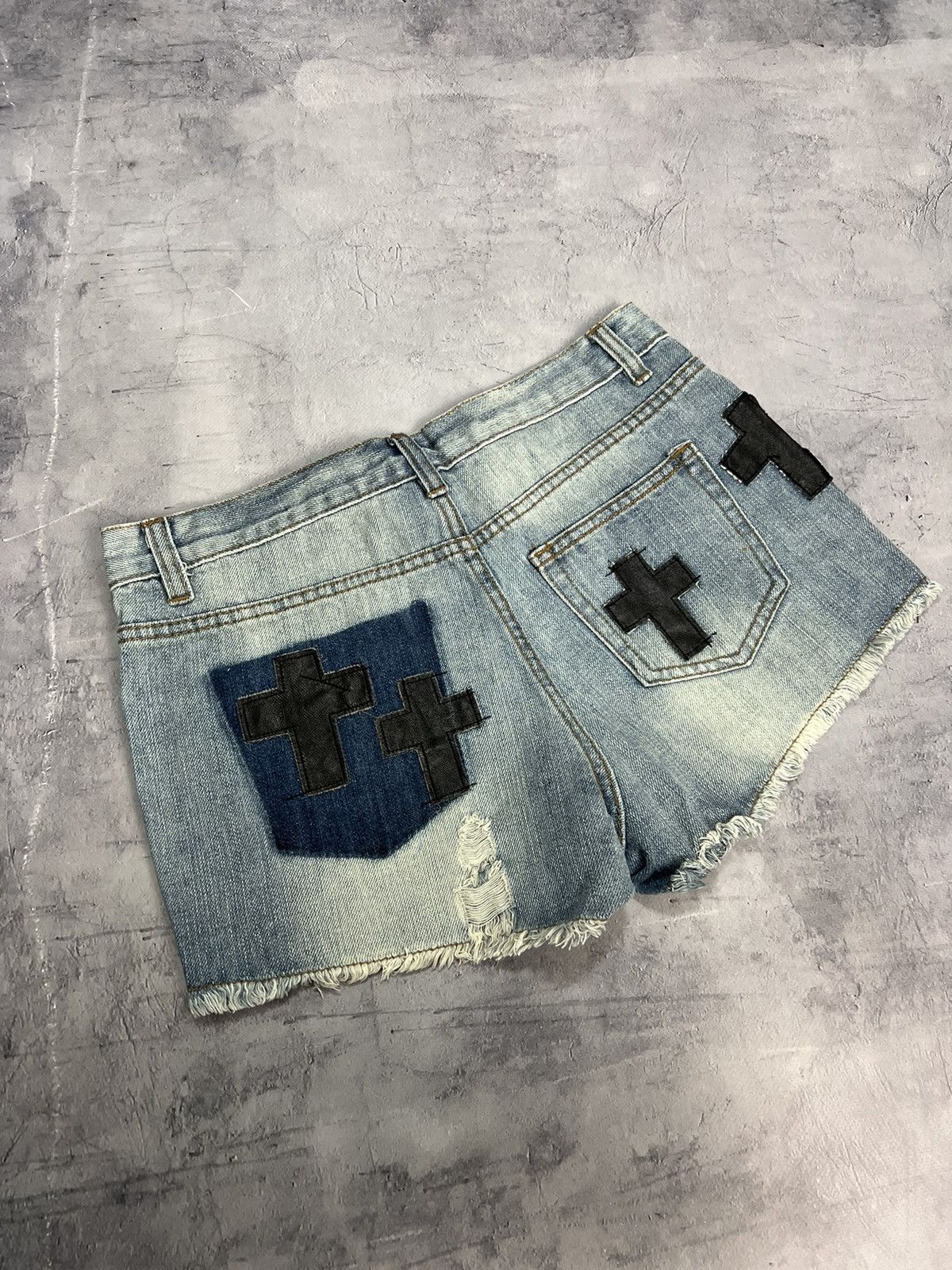 Other Avant Garde Shorts Chrome Hearts Style Y2k Size S Size 32" / US 10 / IT 46 - 3 Thumbnail