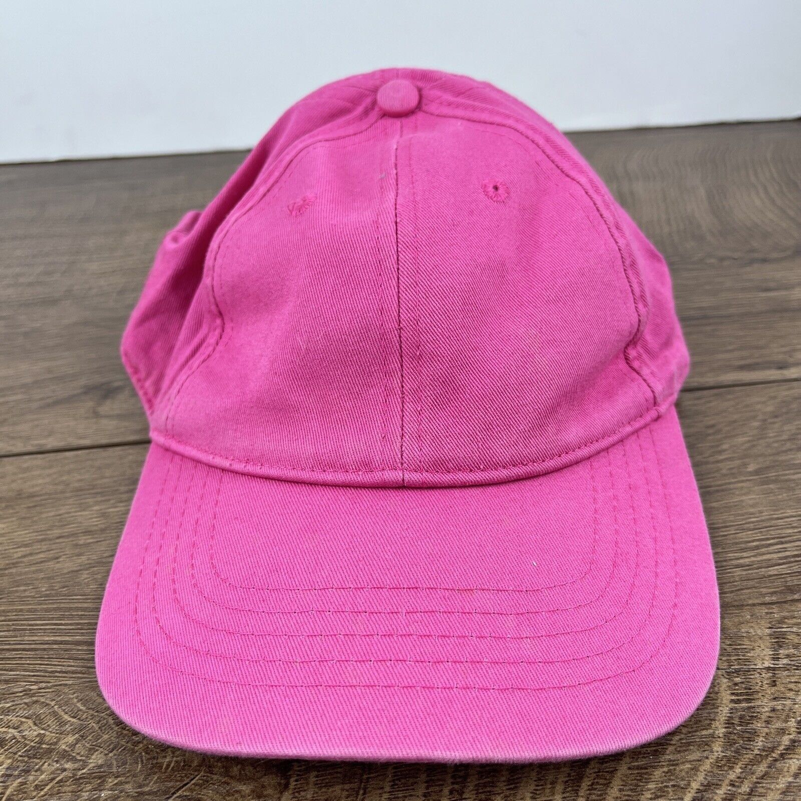 Other Plain Pink Hat Baseball Cap Pink Hat Adjustable Adult Size H Size ONE SIZE - 4 Thumbnail