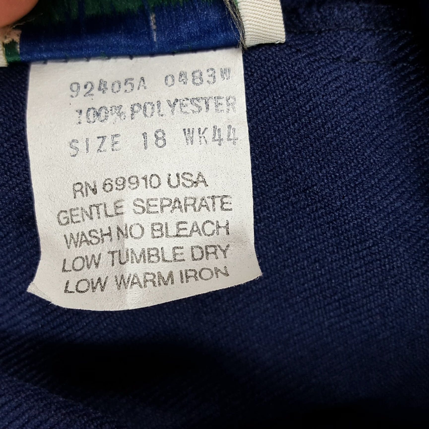 Vintage VINTAGE Separate Issue Dress Pants Women 80s 90s 00s Stretch Waist Tapered Leg Size 18 USA Made Blue Size 40" / US 18 - 6 Thumbnail