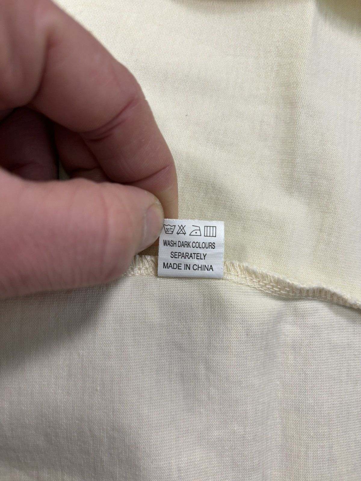 Godspeed Godspeed Natural Disaster Tee, Bone Size US XL / EU 56 / 4 - 13 Thumbnail