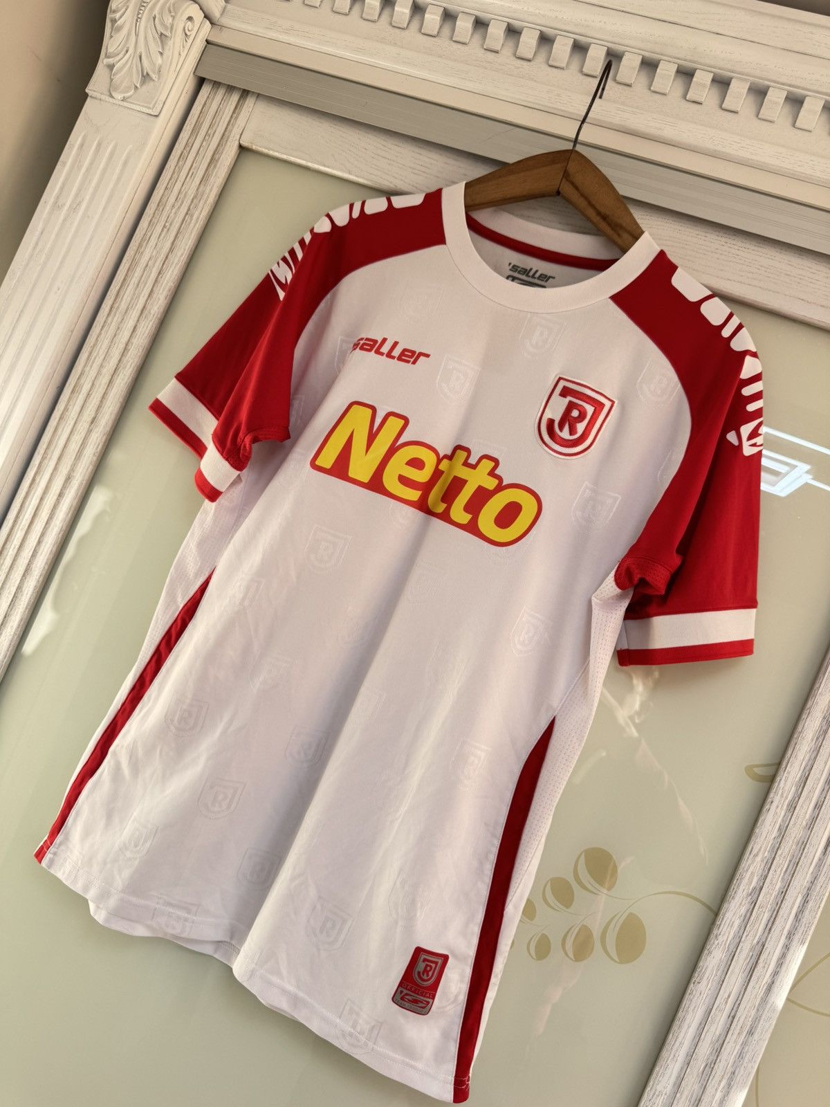 Vintage Jahn Regensburg 2021-2022 Home Soccer Jersey Football Shirt Size US L / EU 52-54 / 3 - 3 Thumbnail