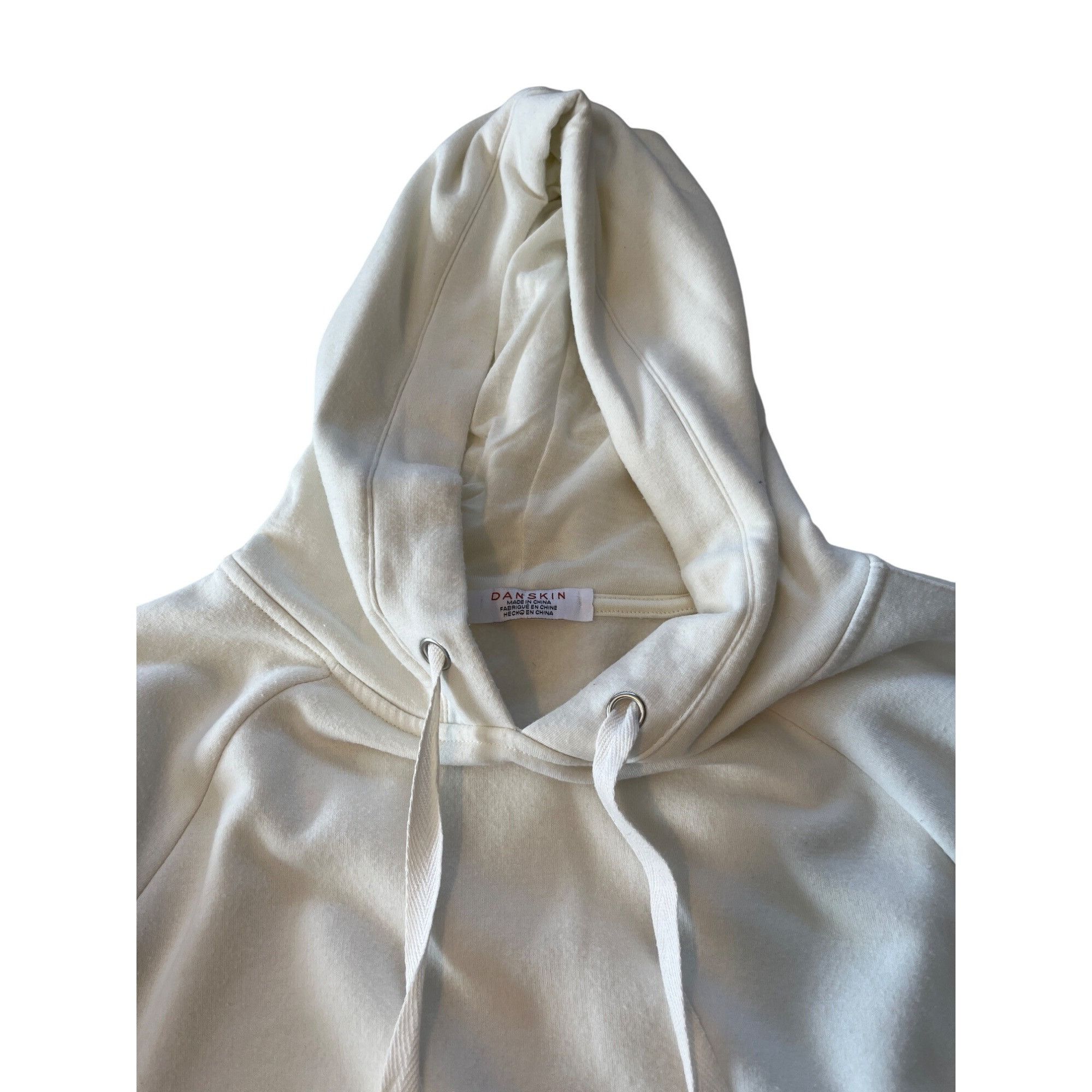 Other Danskin Womens Cream Hooded Sweatshirt 86q Size M / US 6-8 / IT 42-44 - 4 Thumbnail