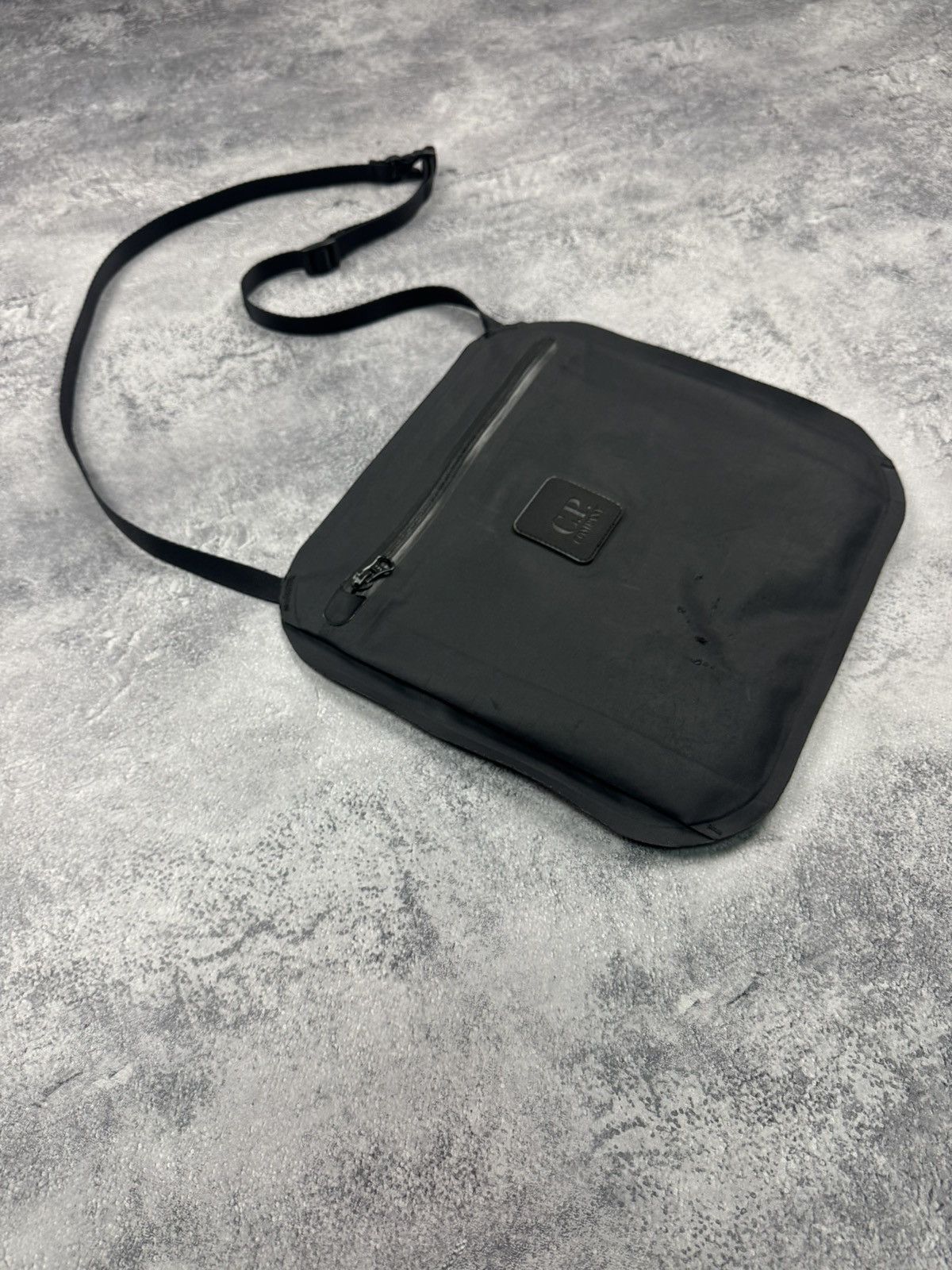 C.P. Company C.p Company Metropolis Series Black Rubber Reps Bag Size ONE SIZE - 2 Thumbnail