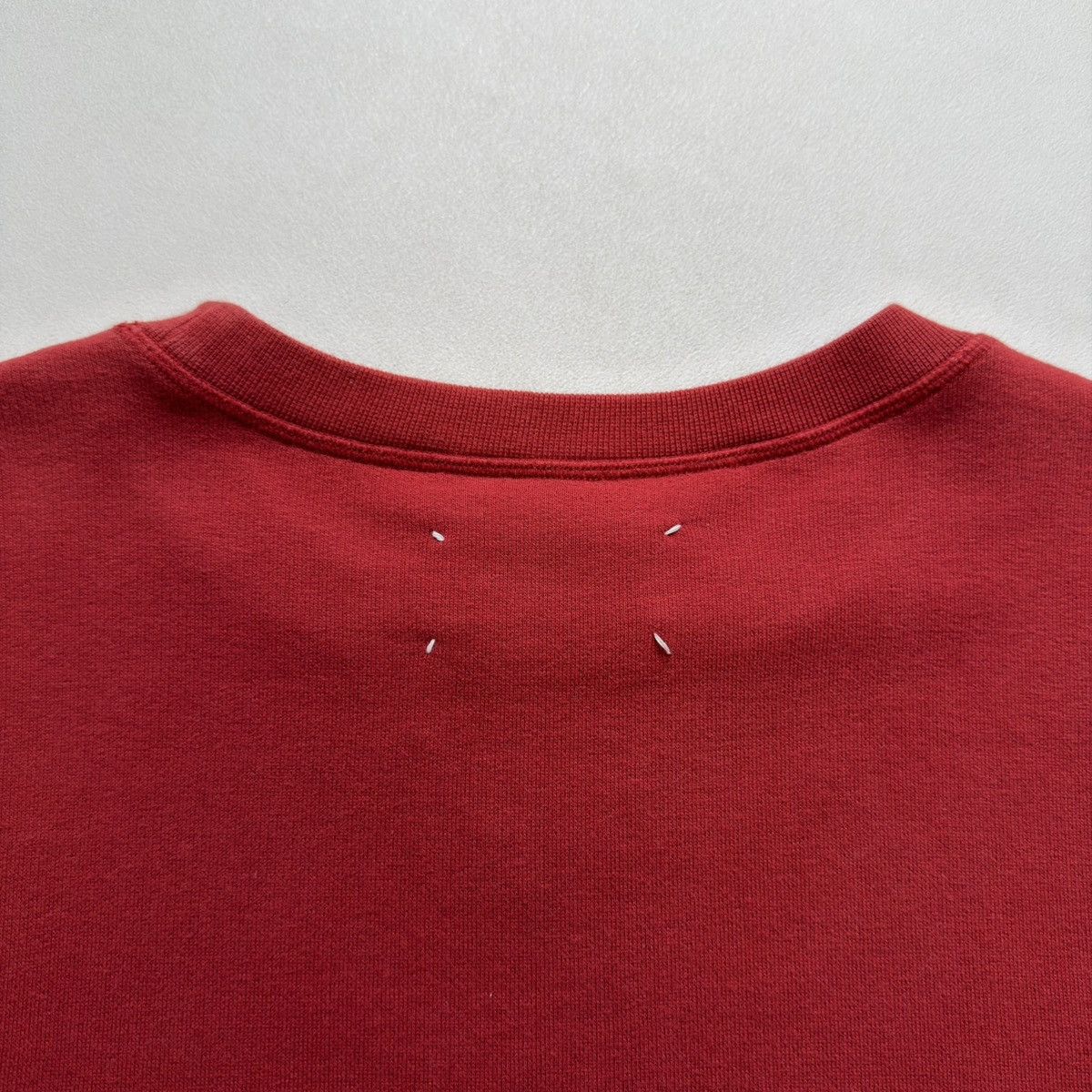 Maison Margiela A/W 11 Red Cotton Sweatshirt Size US M / EU 48-50 / 2 - 11 Thumbnail