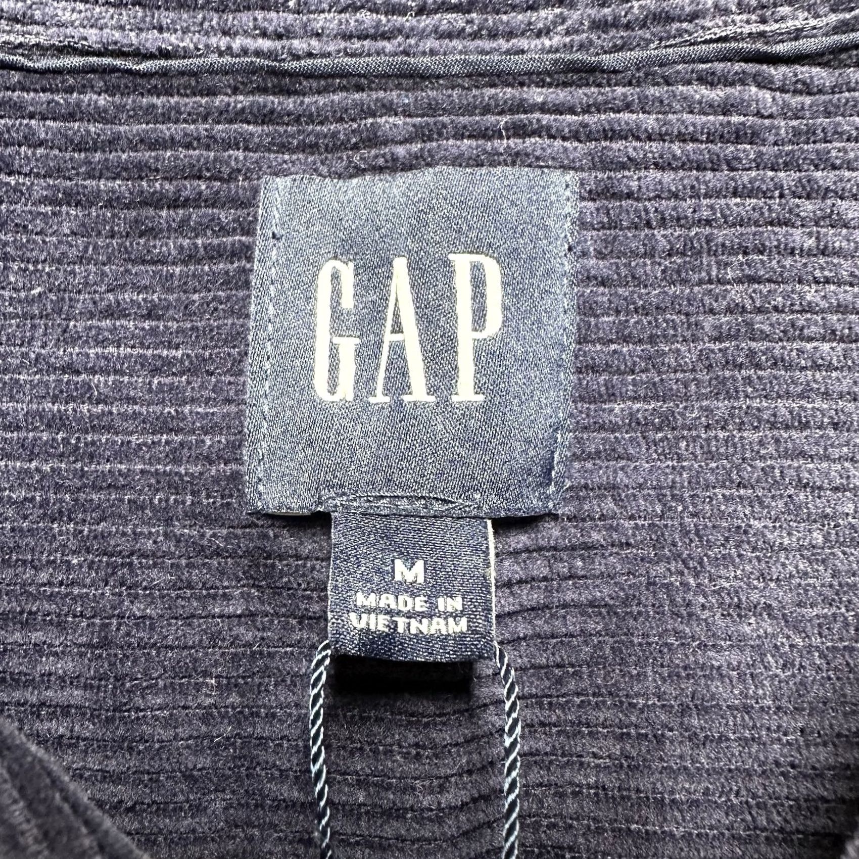 Gap GAP Shirt Button Up Corduroy Long Sleeve Mens Medium Eclipse Blue Size US M / EU 48-50 / 2 - 6 Thumbnail