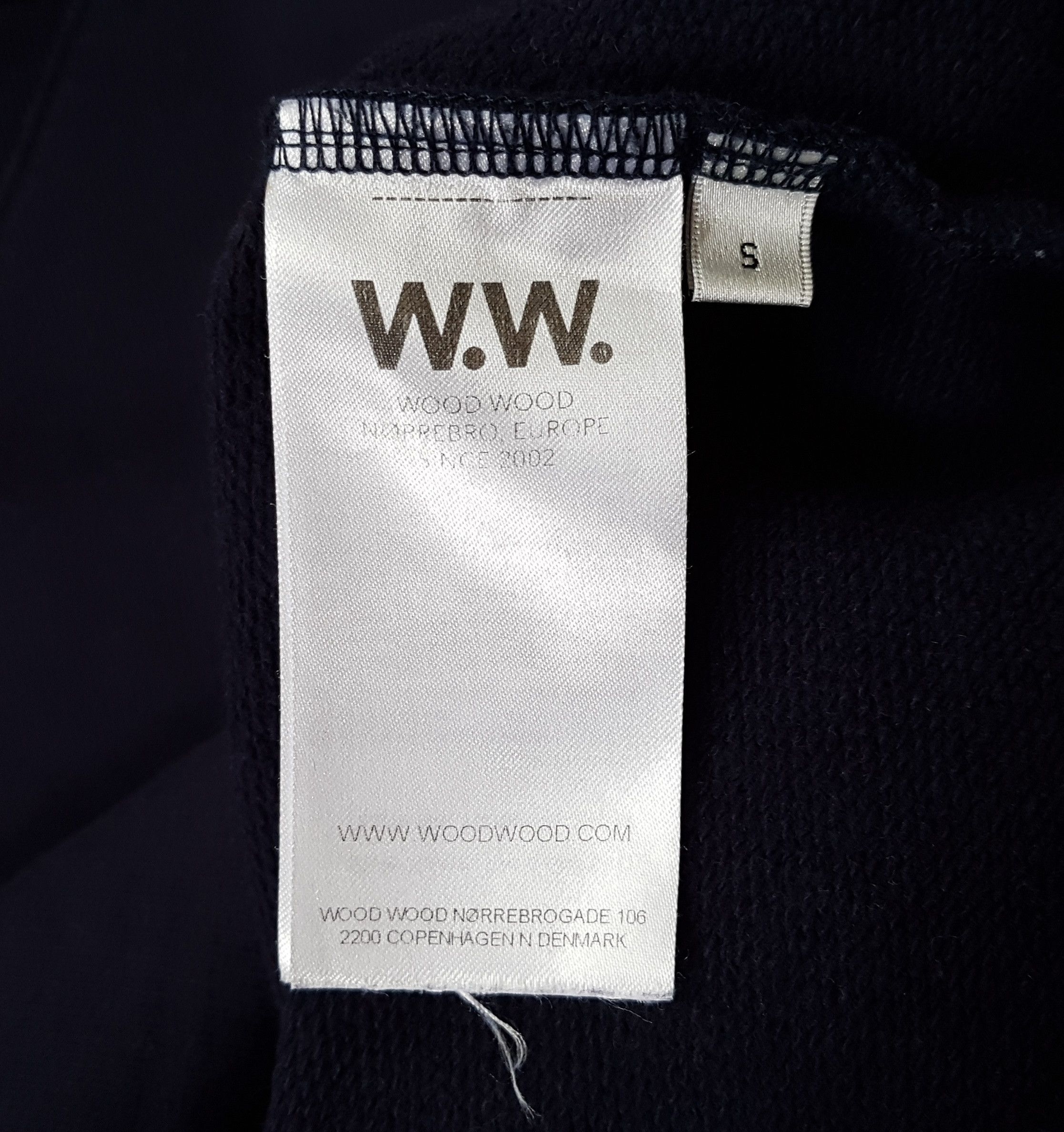 Wood Wood Wood Wood Double A Tye Sweatshirt Pullover Crewneck Navy Size US S / EU 44-46 / 1 - 7 Thumbnail