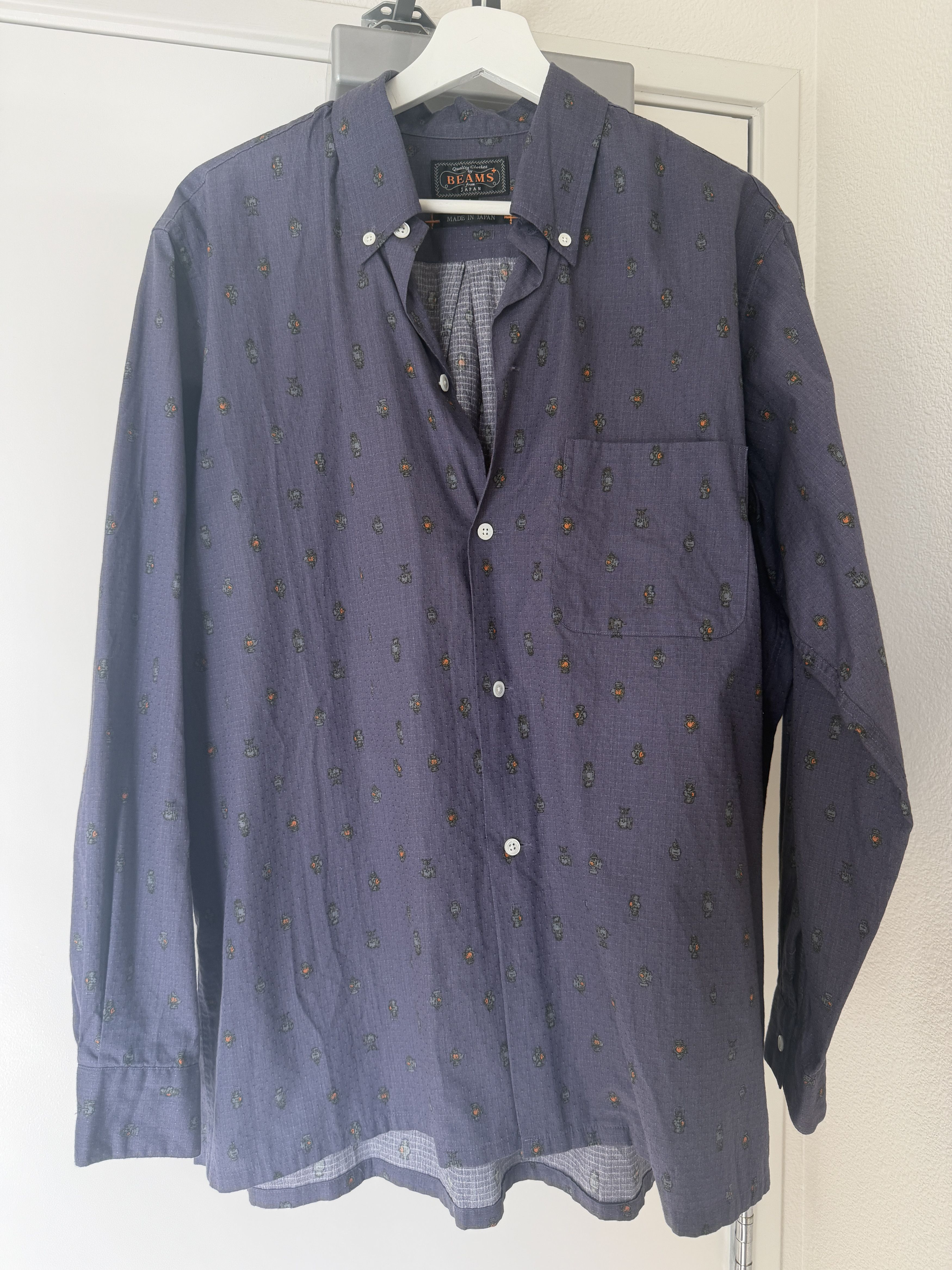 Beams Plus Beams Plus Purple Button Up Size US L / EU 52-54 / 3 - 1 Thumbnail