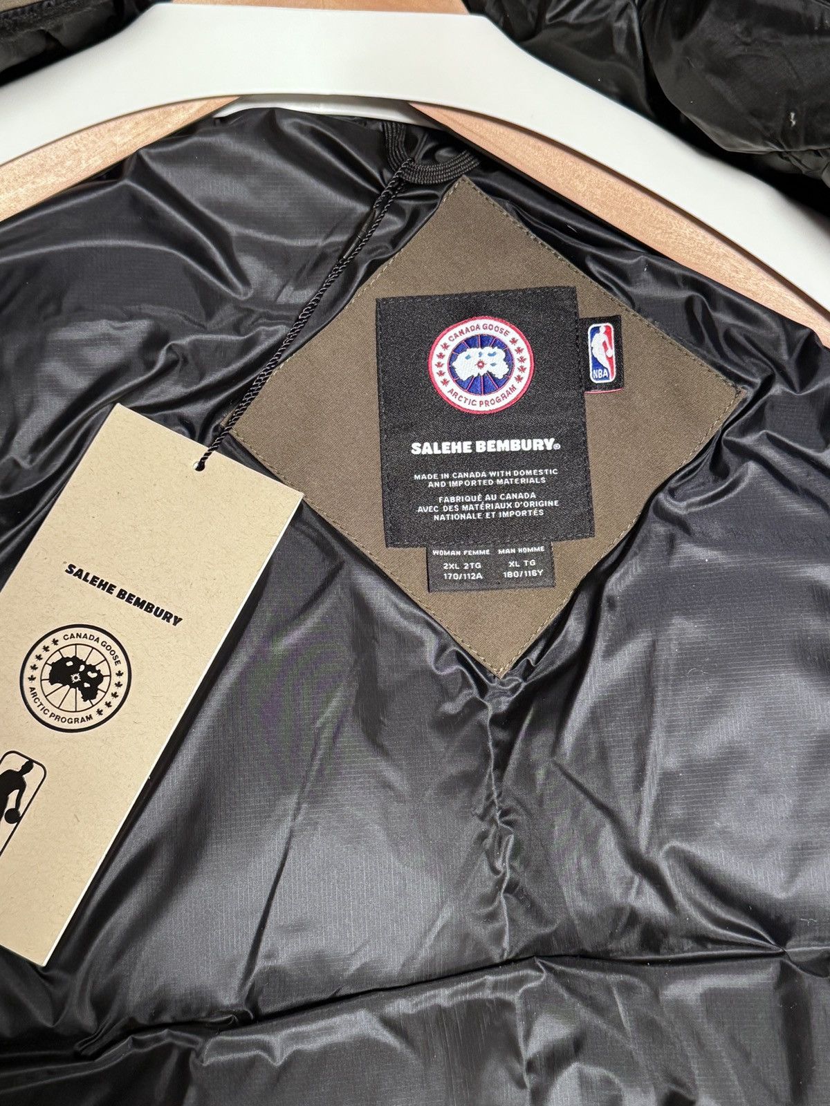 Canada Goose × NBA × Salehe Bembury Limited edition Canada Goose x Salehe Bembury x NBA Size US XL / EU 56 / 4 - 6 Thumbnail