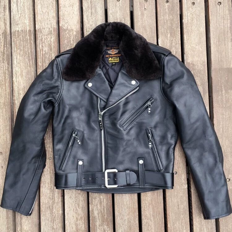 The Real McCoy's REAL MCCOY'S Vintage Leather Biker Jacket -dmc Size US L / EU 52-54 / 3 - 1 Thumbnail