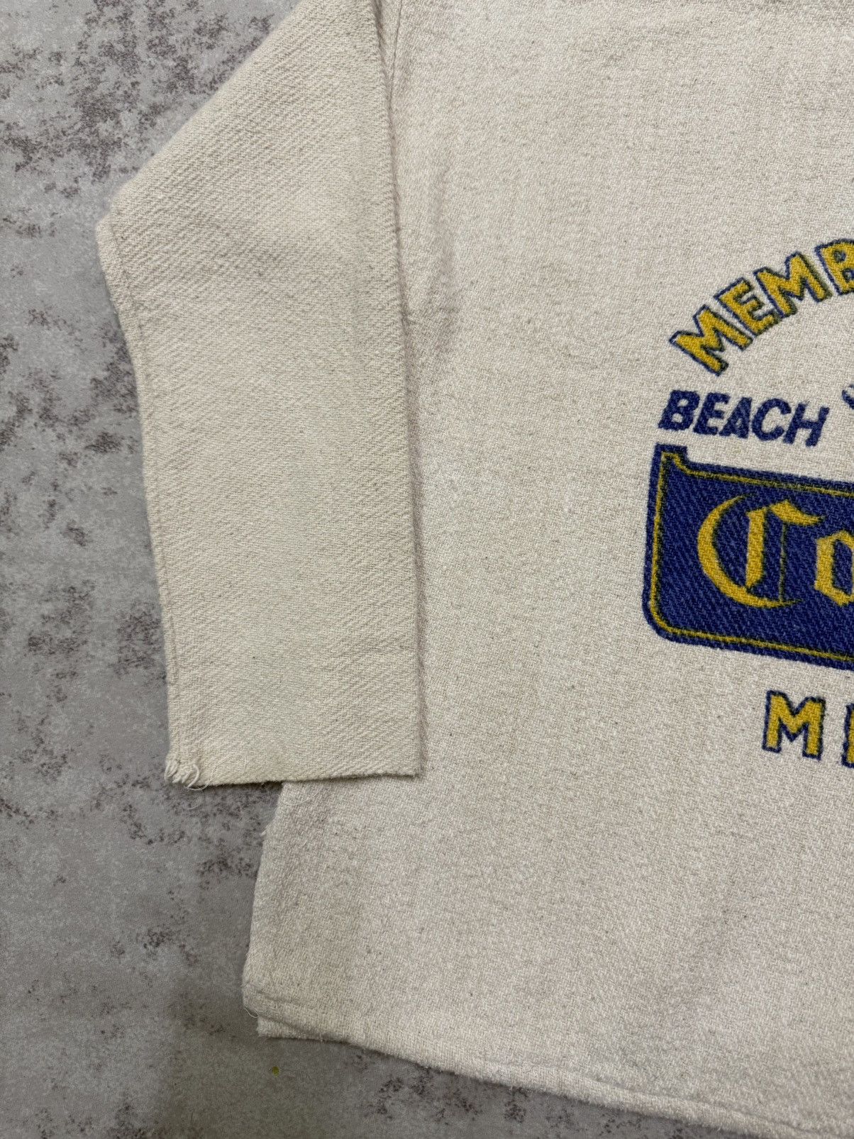 Vintage Vintage 90s Corona Beach Club Mexican Baja Hoodie Pullover Size US M / EU 48-50 / 2 - 4 Thumbnail