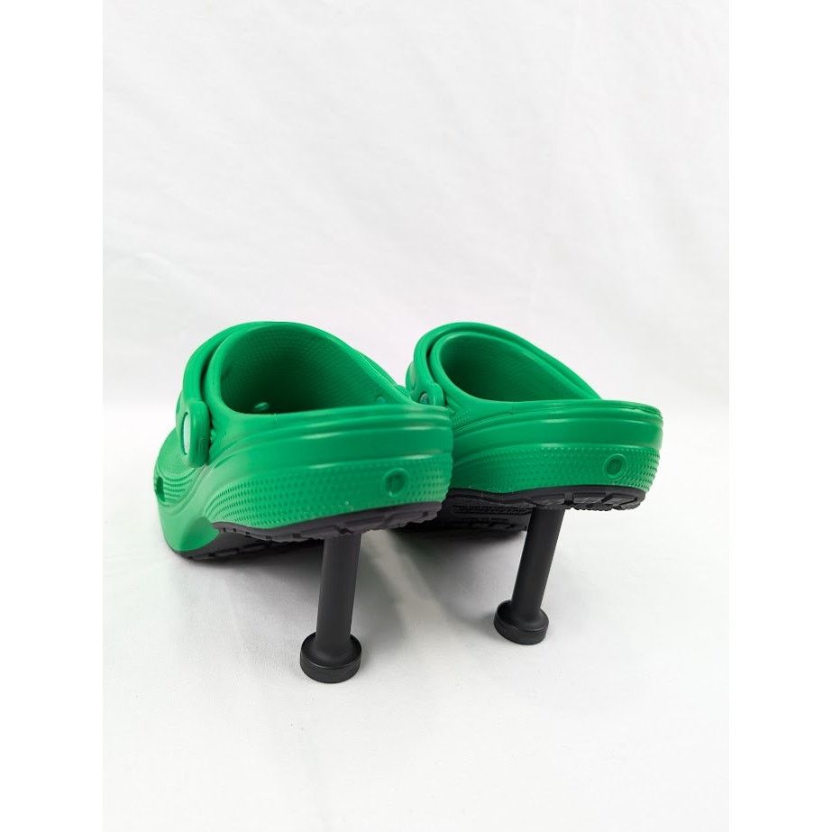 Balenciaga o1rshd1 Q:2 / Rubber Crocs Madame in Grass Green Size US 8 / IT 38 - 20 Thumbnail
