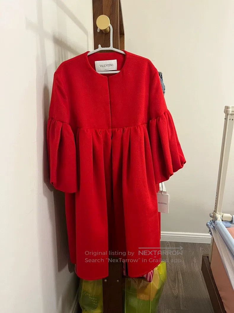 Valentino Valentino Red coat Size S / US 4 / IT 40 - 2 Thumbnail